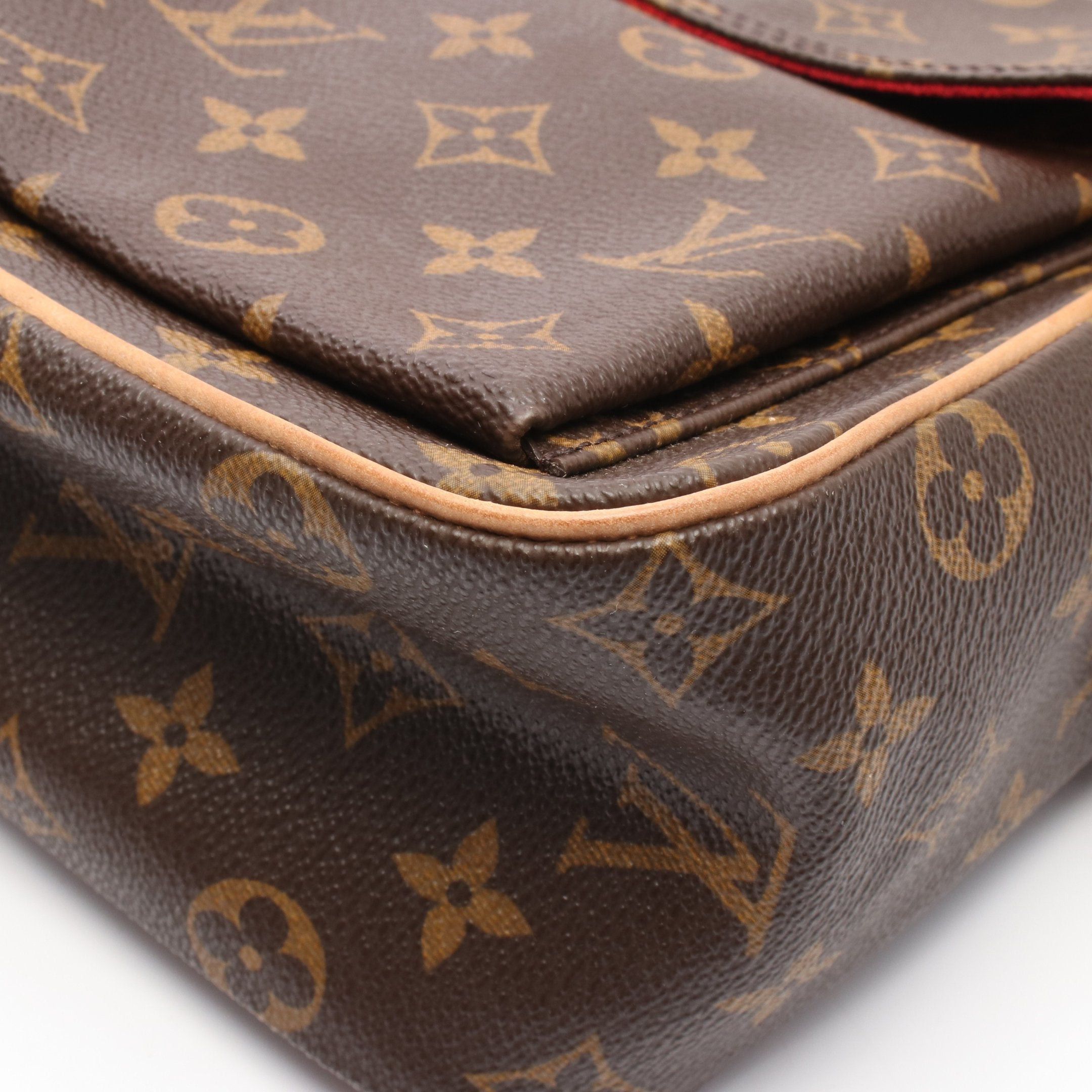 Louis Vuitton Louis Vuitton Vivacite Gm Monogram Shoulder Bag Leather Brown Size ONE SIZE - 7 Thumbnail