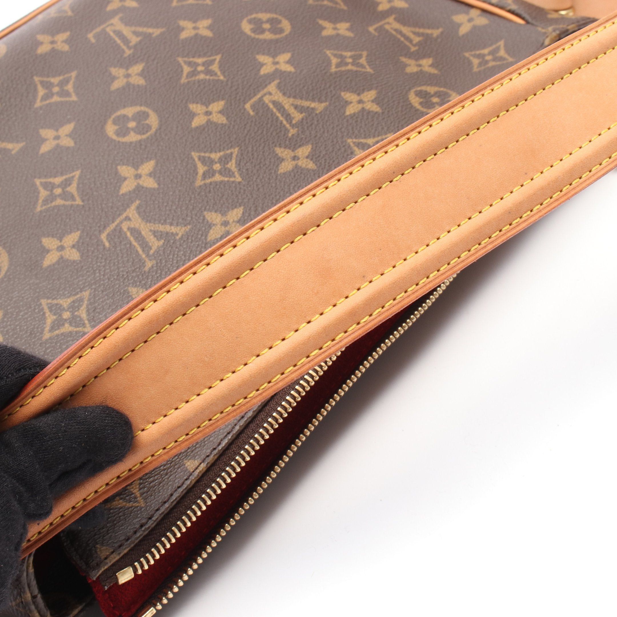 Louis Vuitton Louis Vuitton Vivacite Gm Monogram Shoulder Bag Leather Brown Size ONE SIZE - 8 Thumbnail