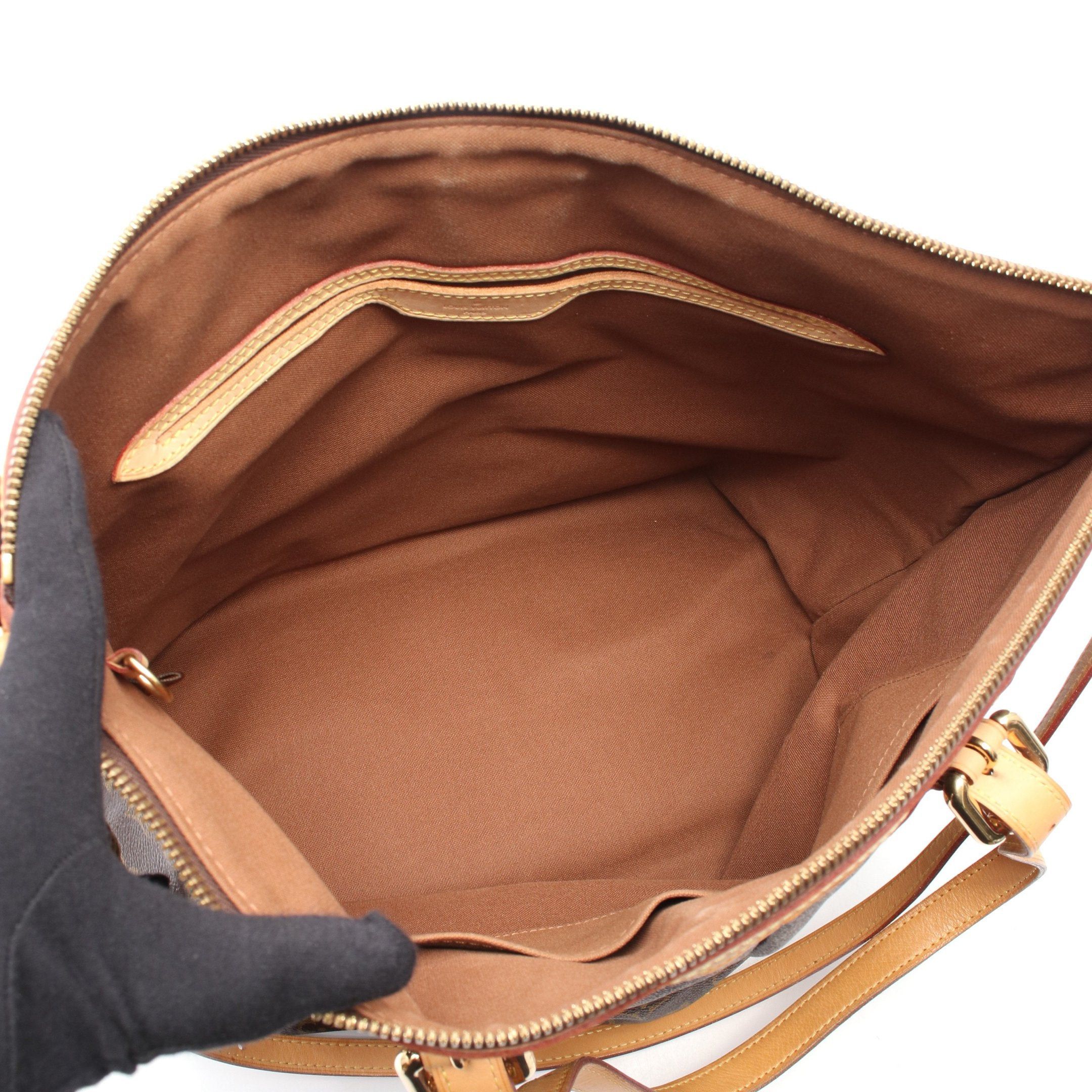 Louis Vuitton Louis Vuitton Palermo Gm Monogram Shoulder Bag Leather Brown Size ONE SIZE - 3 Thumbnail