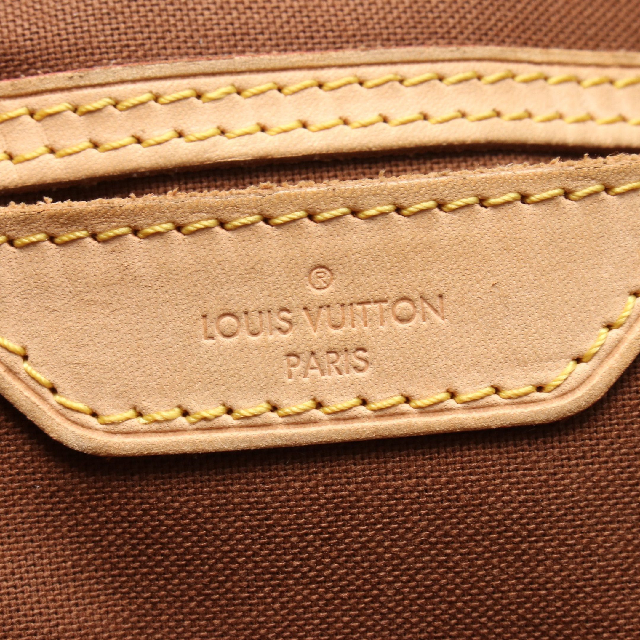 Louis Vuitton Louis Vuitton Palermo Gm Monogram Shoulder Bag Leather Brown Size ONE SIZE - 4 Thumbnail