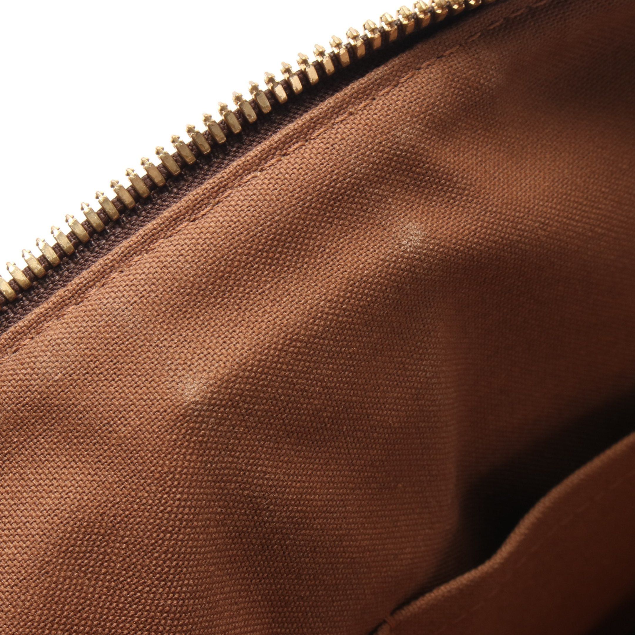 Louis Vuitton Louis Vuitton Palermo Gm Monogram Shoulder Bag Leather Brown Size ONE SIZE - 10 Thumbnail