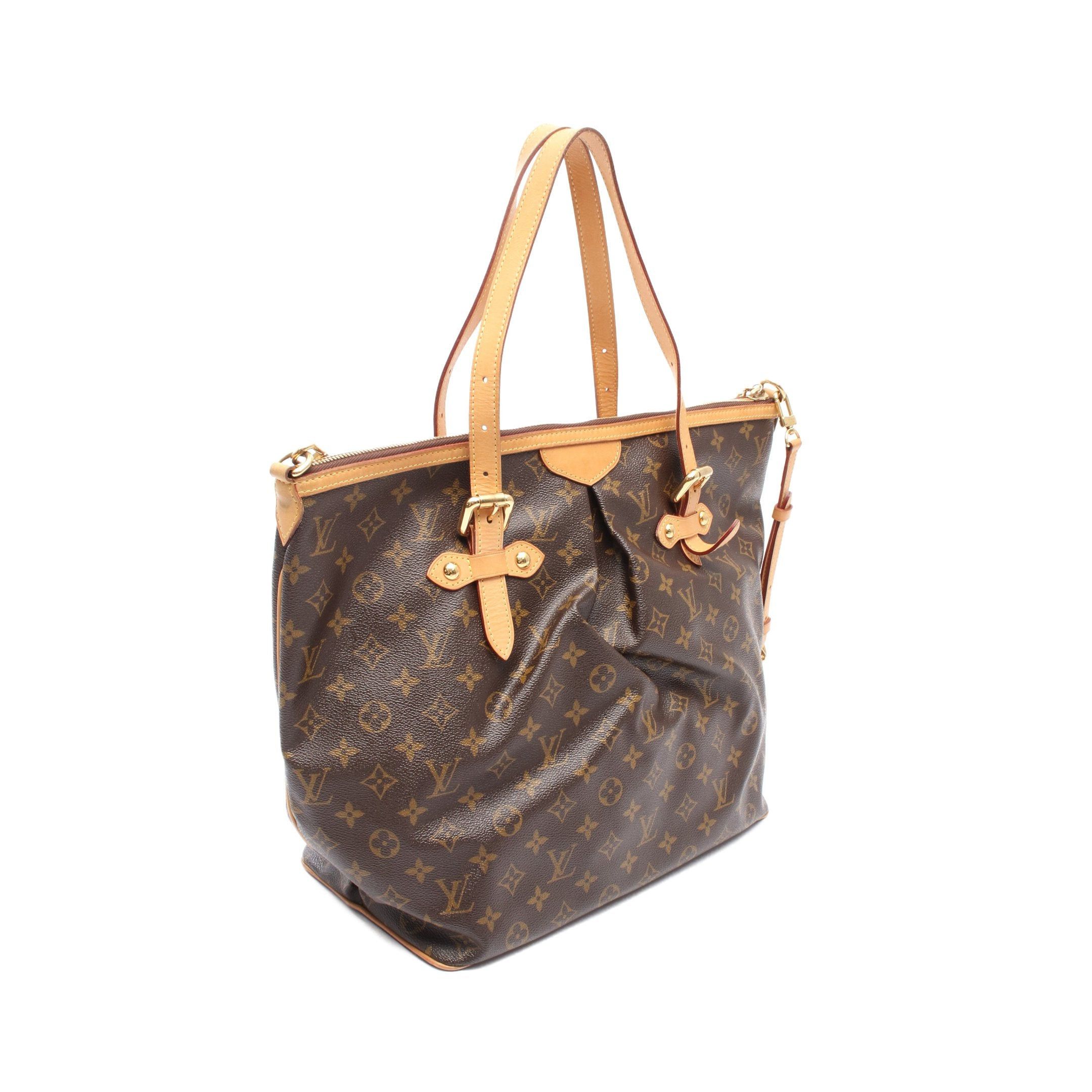 Louis Vuitton Louis Vuitton Palermo Gm Monogram Shoulder Bag Leather Brown Size ONE SIZE - 2 Thumbnail
