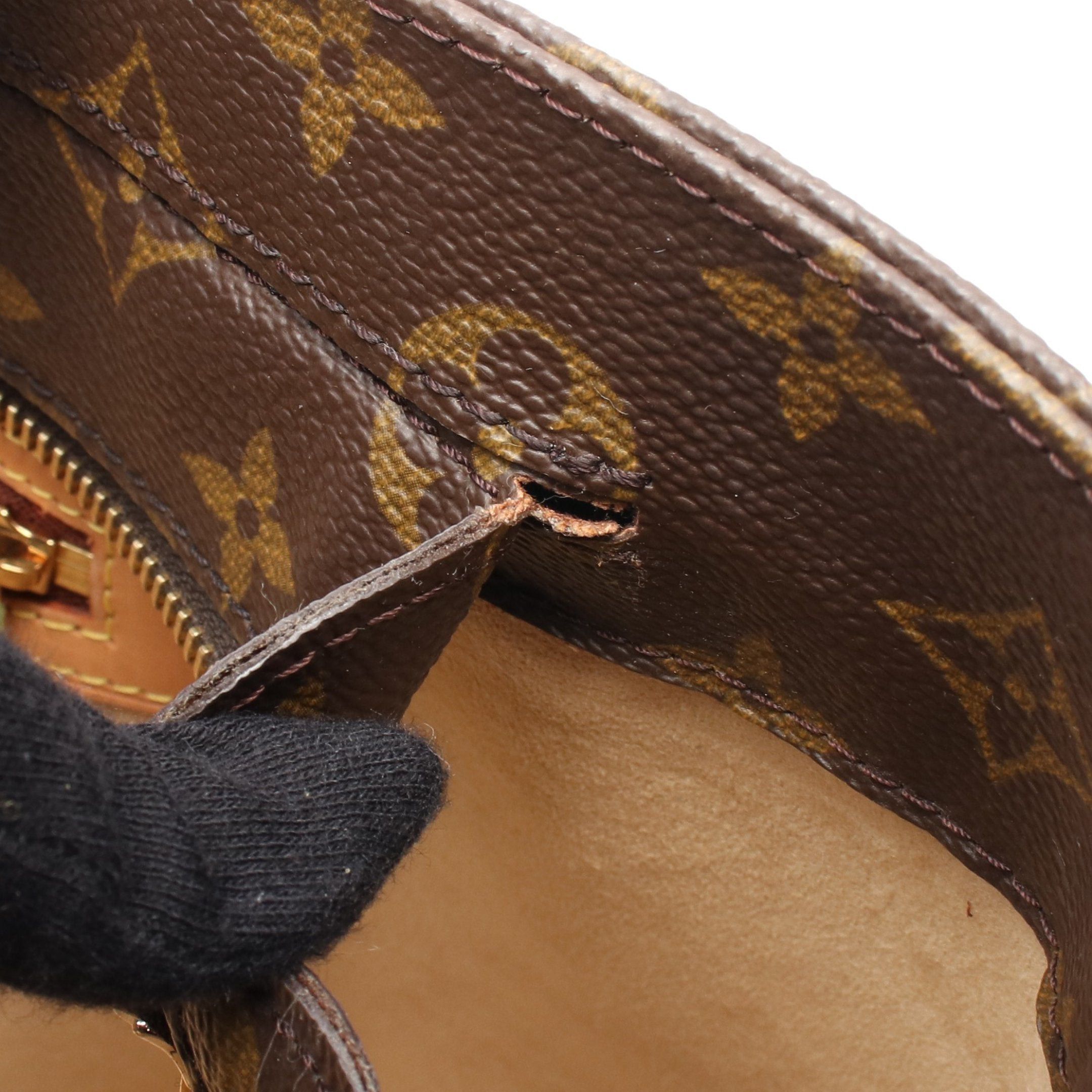 Louis Vuitton Louis Vuitton Luco Monogram Shoulder Bag Tote Leather Brown Size ONE SIZE - 6 Thumbnail