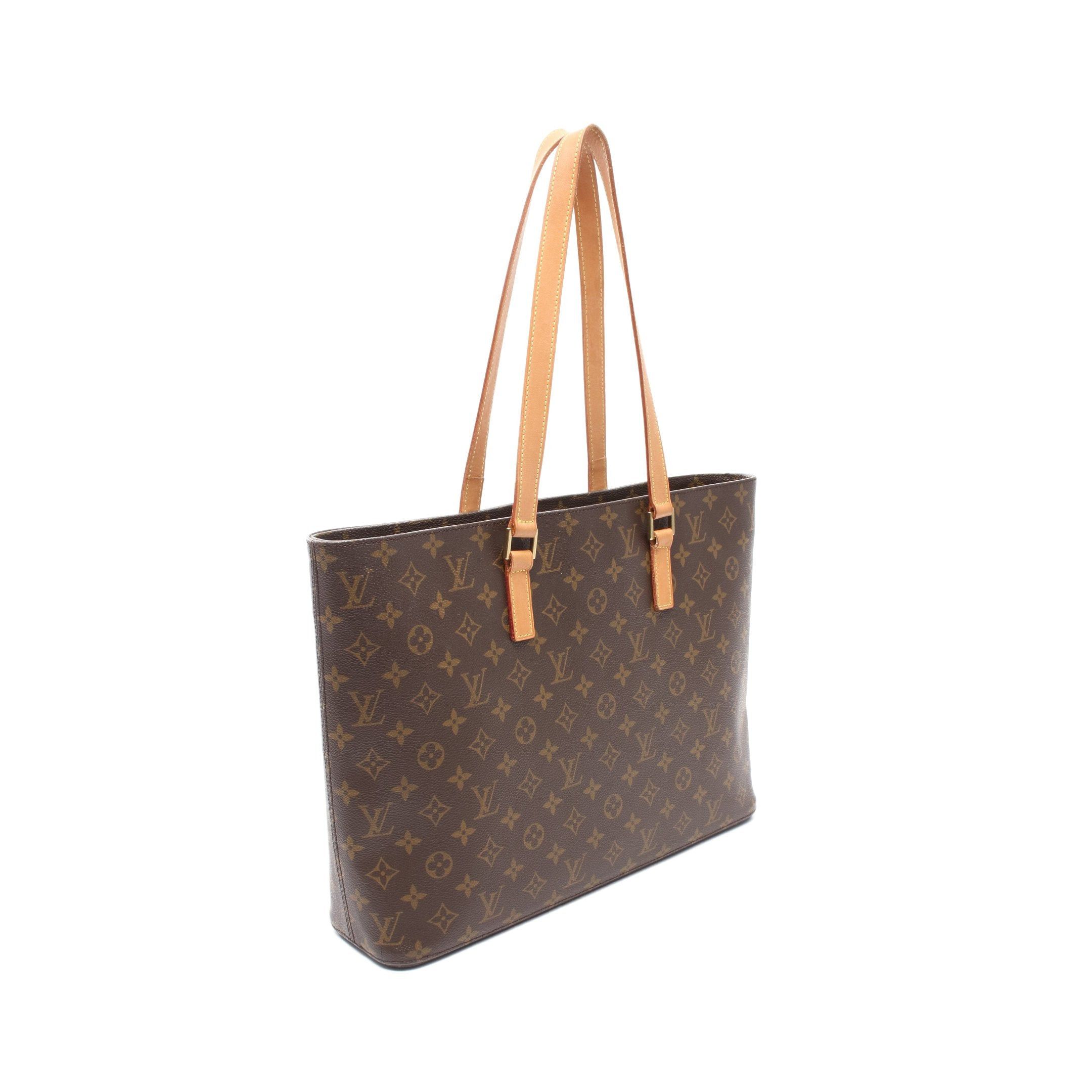 Louis Vuitton Louis Vuitton Luco Monogram Shoulder Bag Tote Leather Brown Size ONE SIZE - 2 Thumbnail