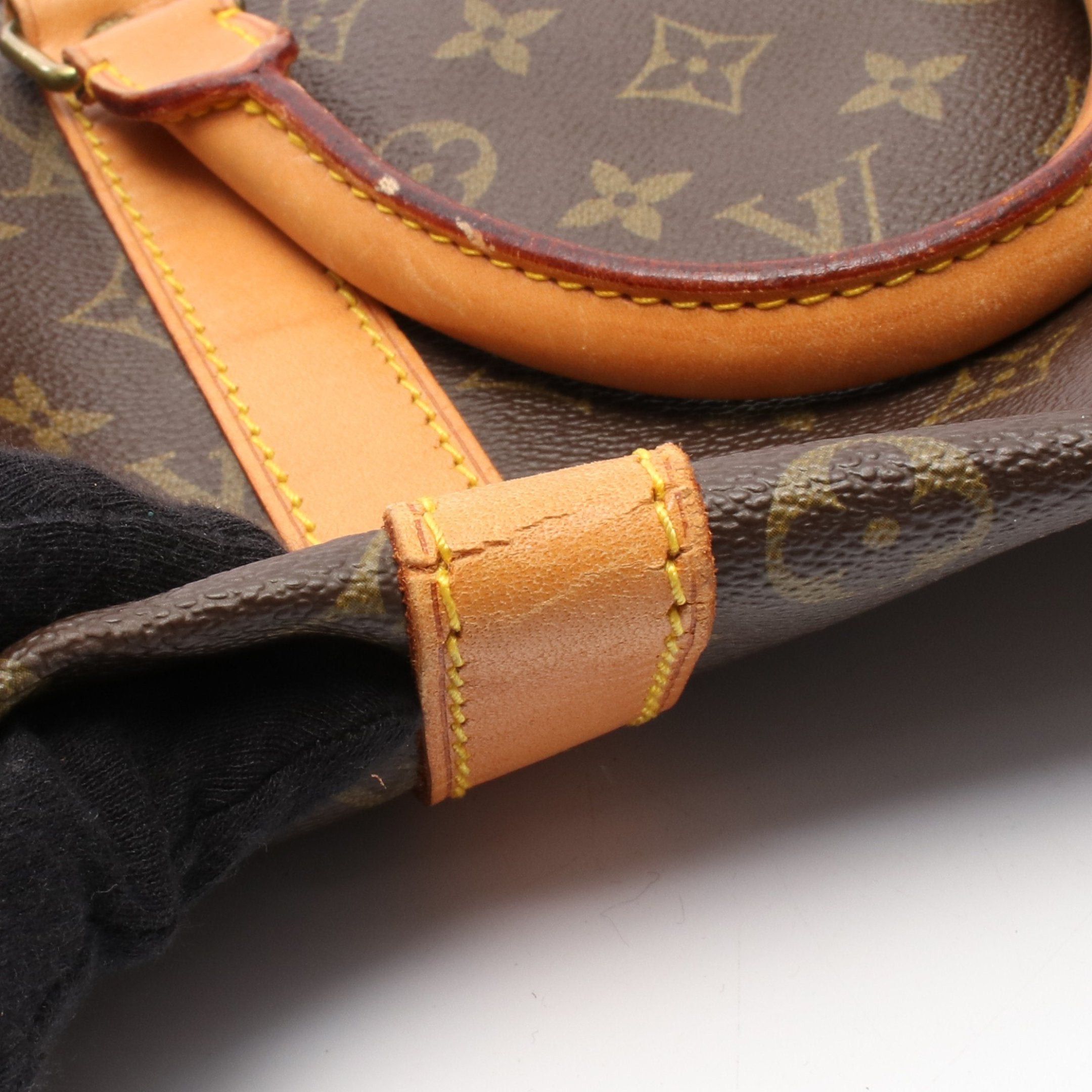 Louis Vuitton Louis Vuitton Keepall 55 Monogram Boston Bag Leather Brown Size ONE SIZE - 10 Thumbnail