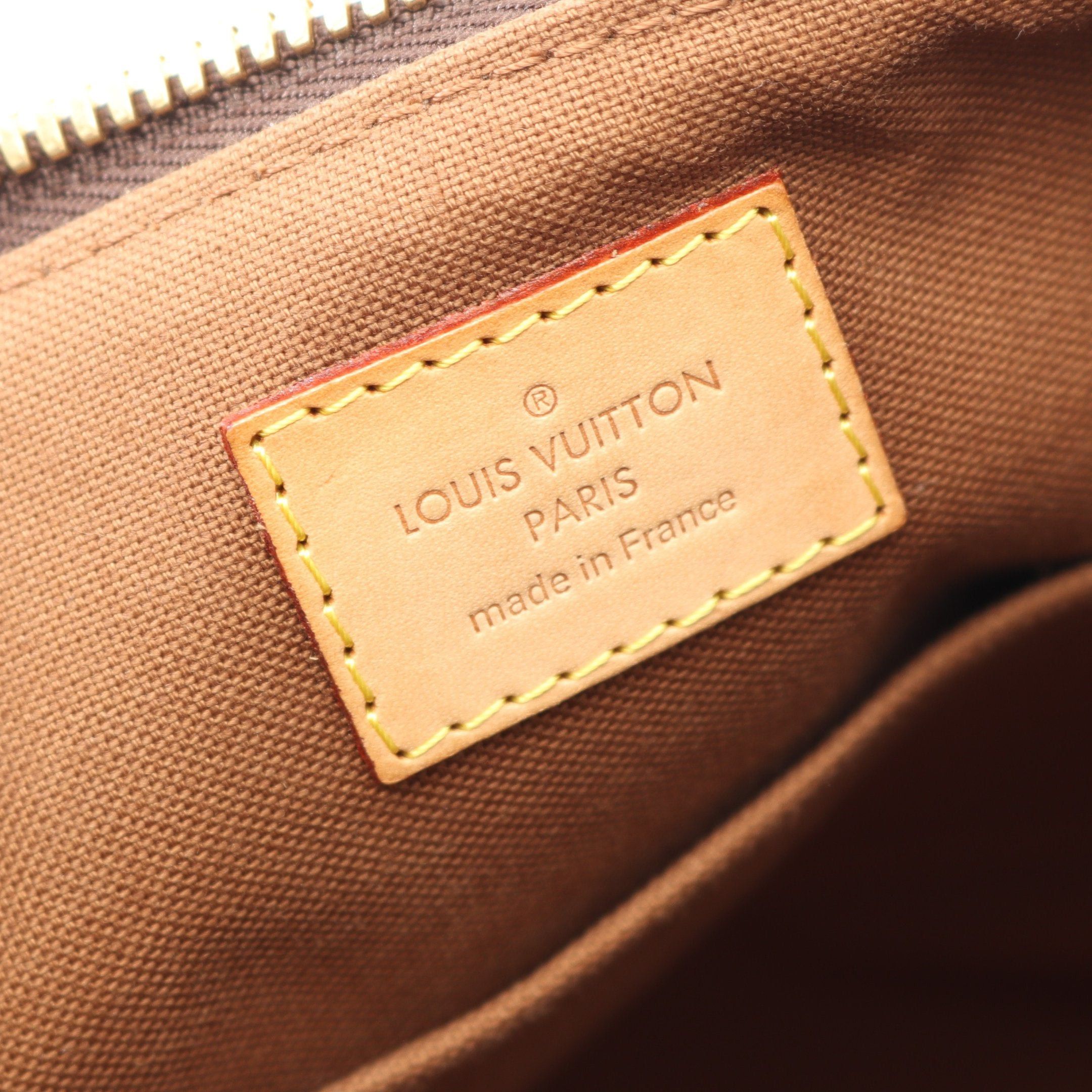 Louis Vuitton Louis Vuitton Palermo Pm Monogram Handbag Leather Brown Size ONE SIZE - 4 Thumbnail