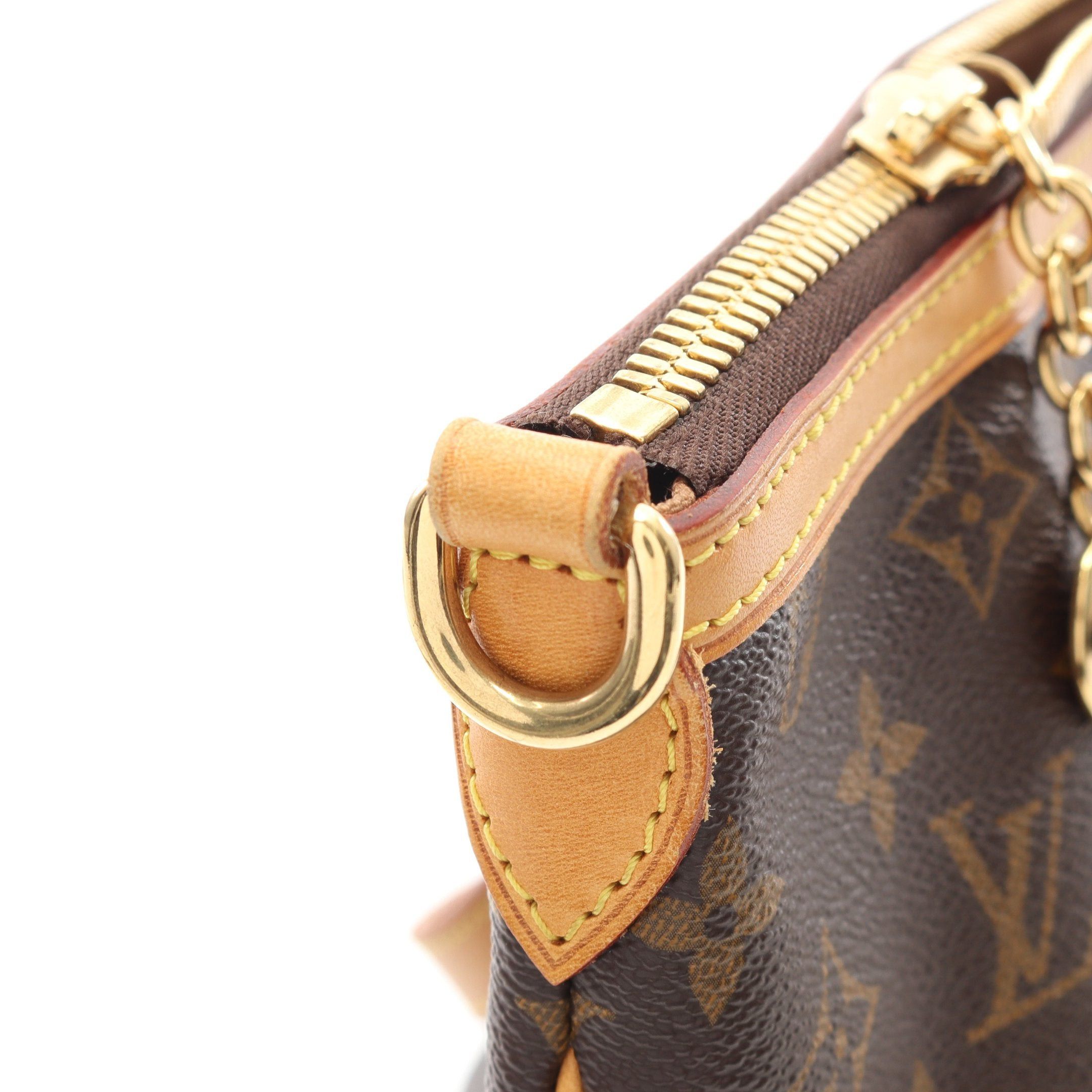 Louis Vuitton Louis Vuitton Palermo Pm Monogram Handbag Leather Brown Size ONE SIZE - 9 Thumbnail