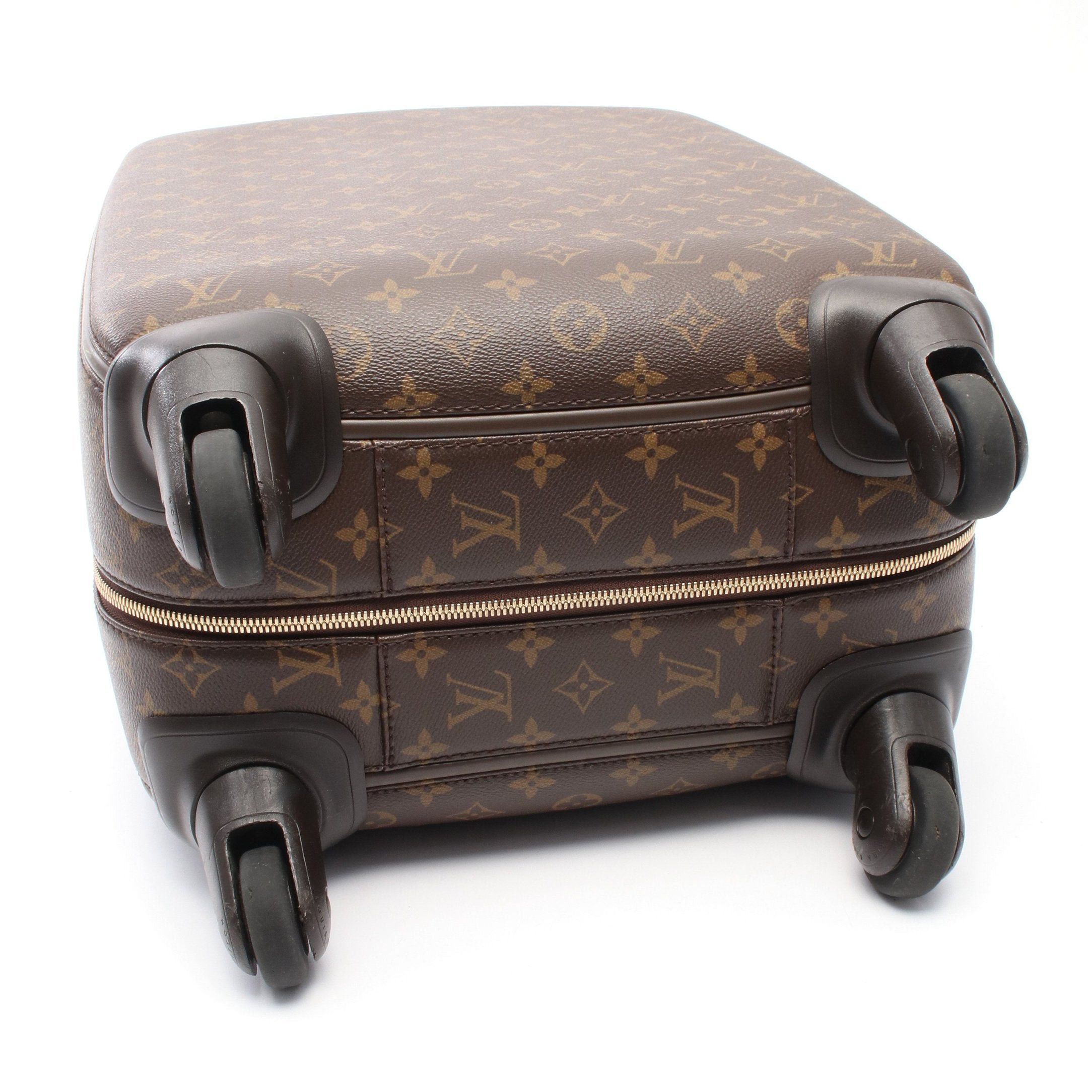 Louis Vuitton Louis Vuitton Zephyr 55 Monogram Carry Case Suitcase Leather Brown Size ONE SIZE - 7 Thumbnail