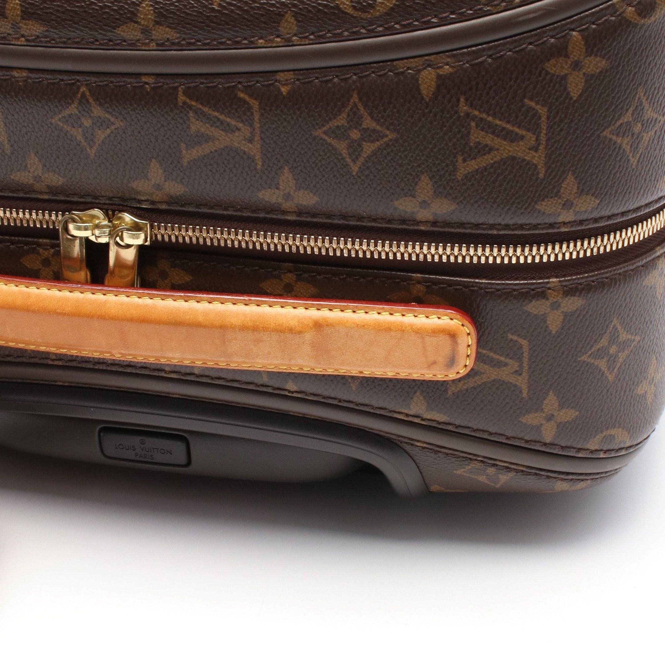 Louis Vuitton Louis Vuitton Zephyr 55 Monogram Carry Case Suitcase Leather Brown Size ONE SIZE - 8 Thumbnail