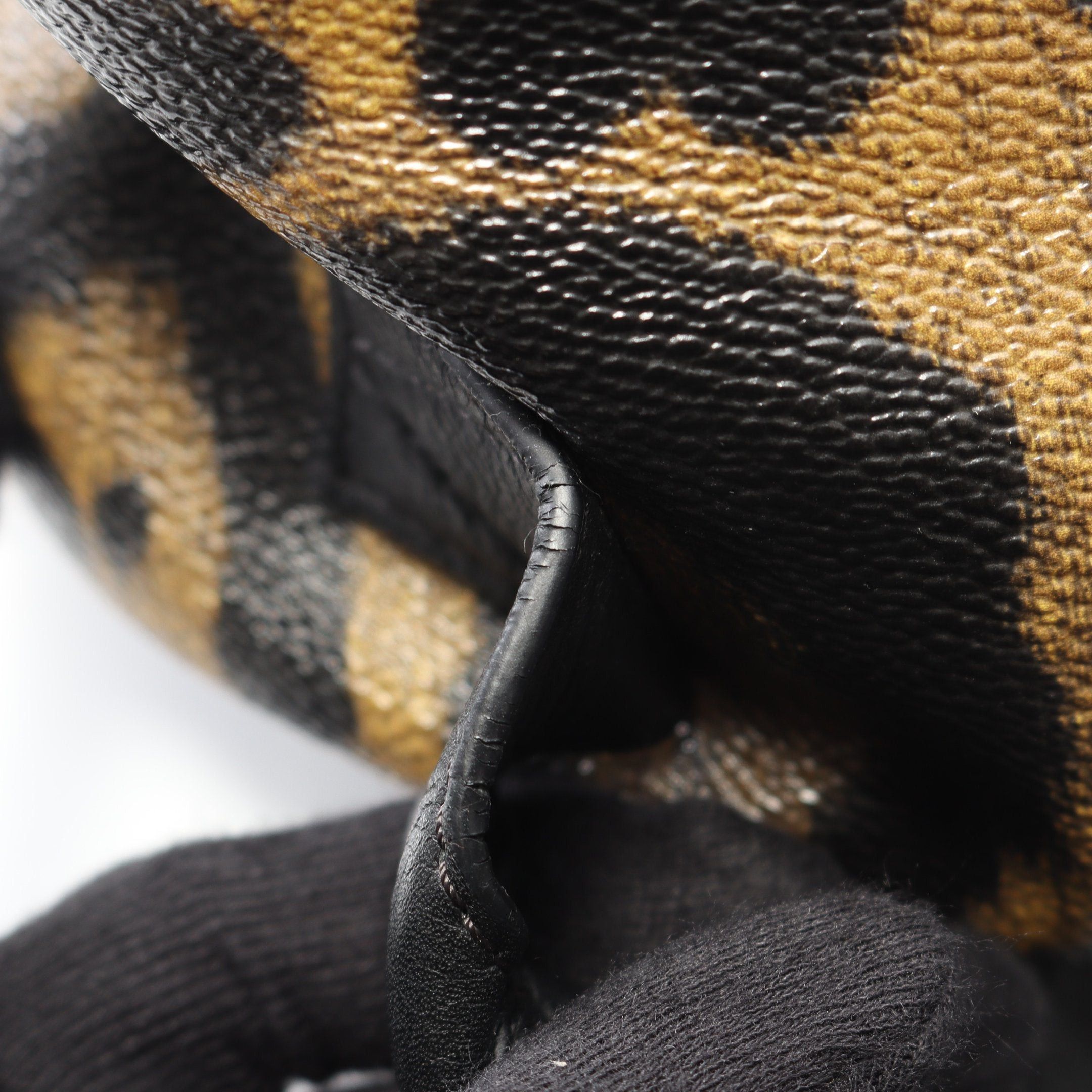 Louis Vuitton Louis Vuitton Palm Springs Pm Backpack Rucksack Leather Yellow Brown Black Size ONE SIZE - 7 Thumbnail