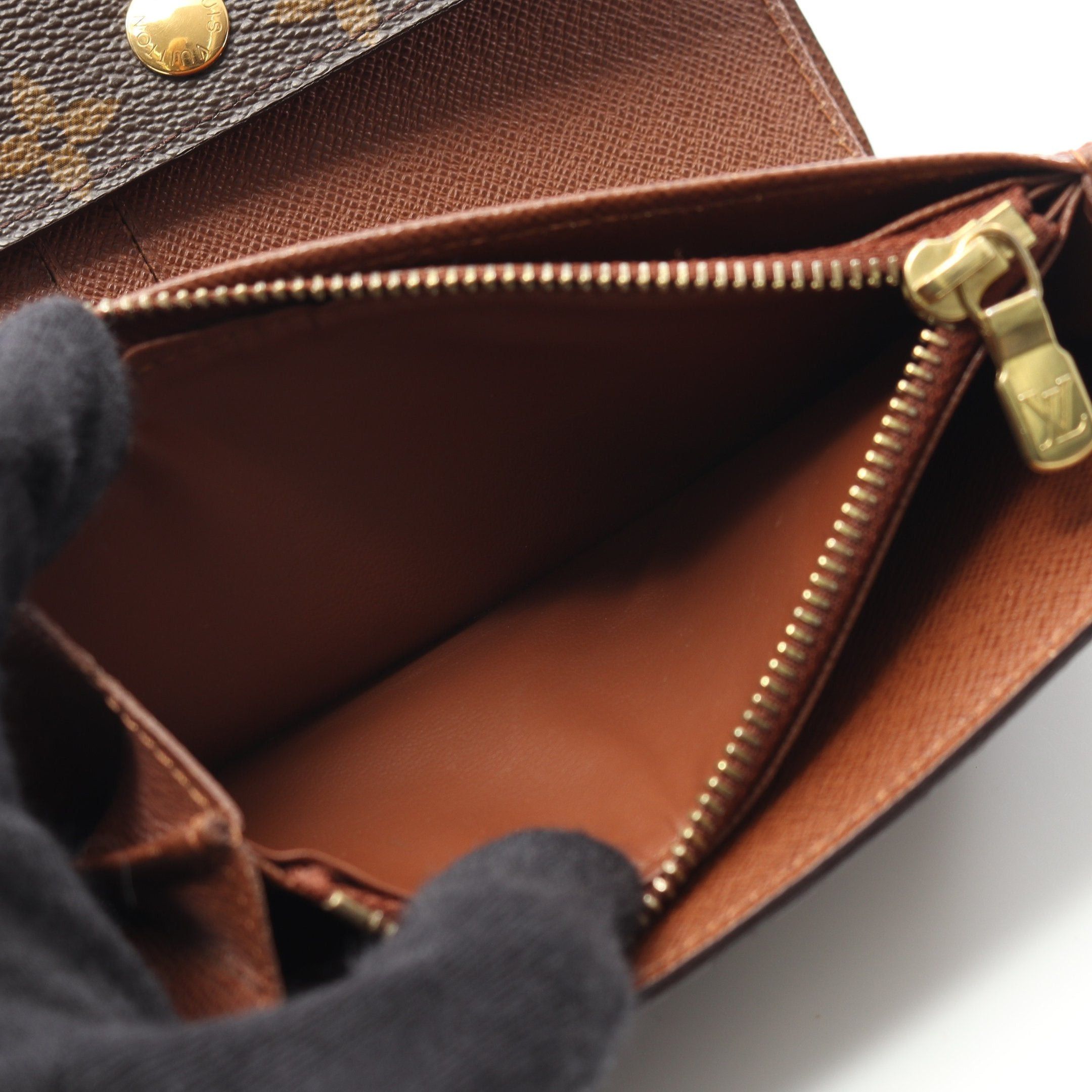 Louis Vuitton Louis Vuitton Portefeuil Alexandra Monogram Trifold Wallet Brown Size ONE SIZE - 6 Thumbnail