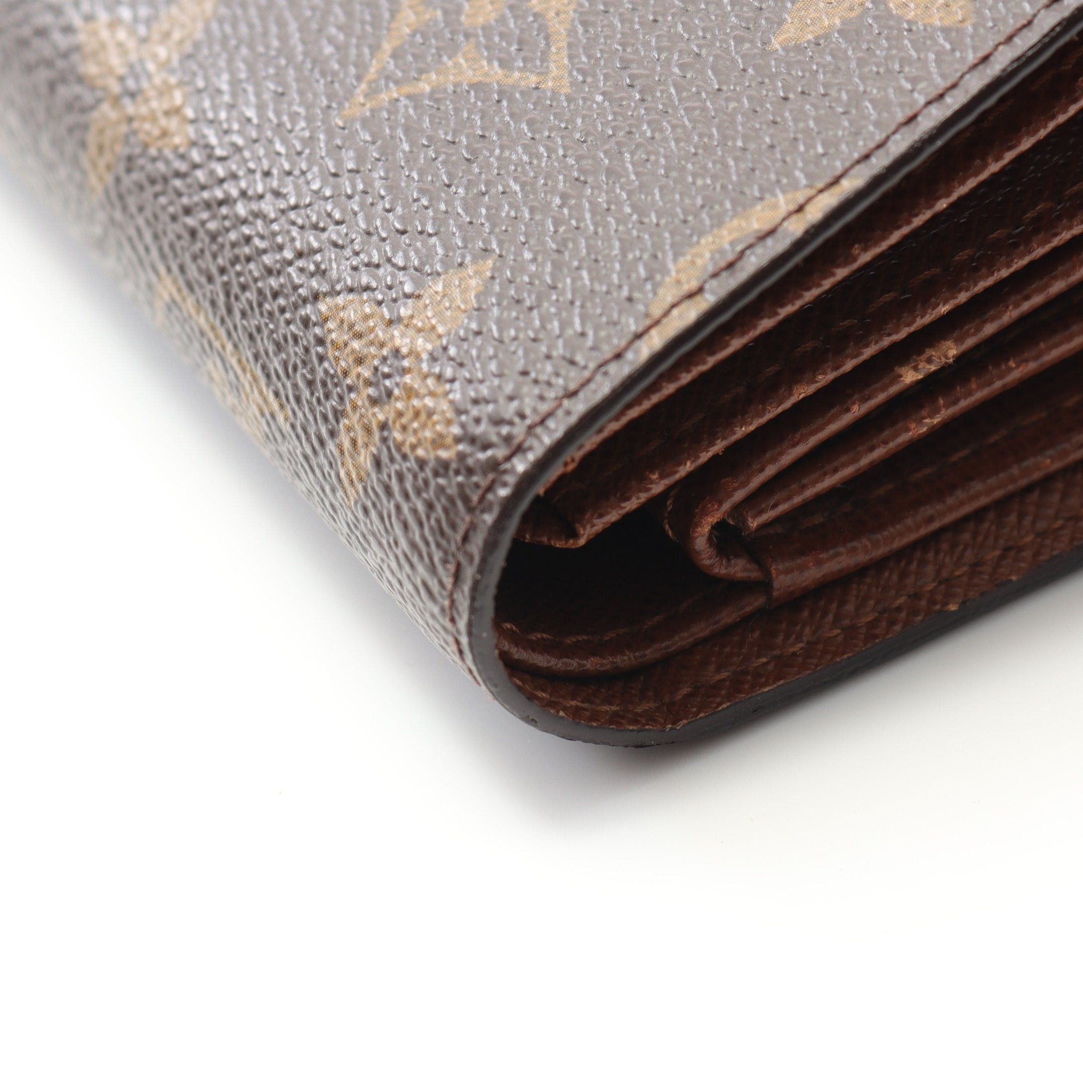 Louis Vuitton Louis Vuitton Portefeuil Alexandra Monogram Trifold Wallet Brown Size ONE SIZE - 9 Thumbnail