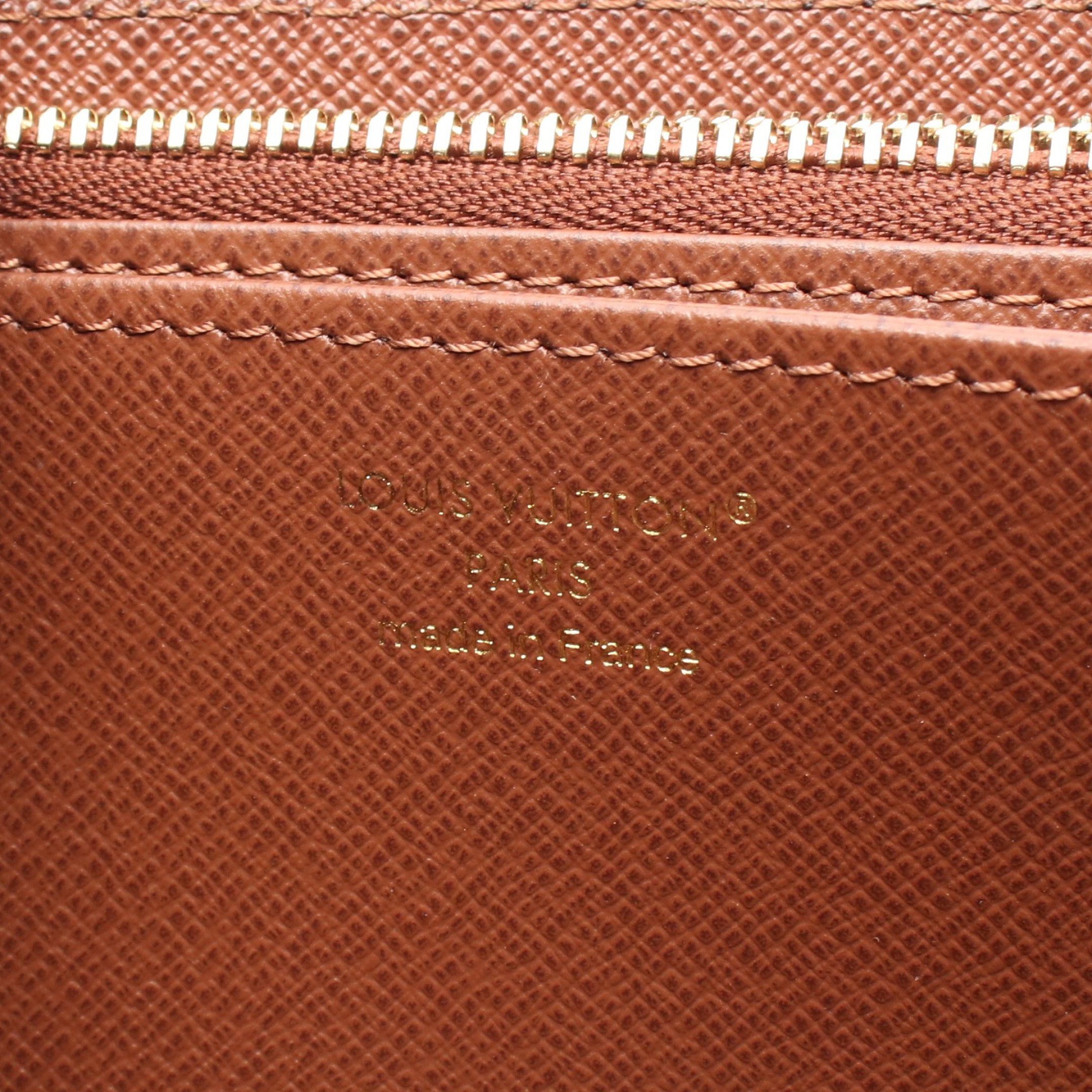Louis Vuitton Louis Vuitton Zippy Wallet Monogram Round Zipper Long Brown Size ONE SIZE - 4 Thumbnail