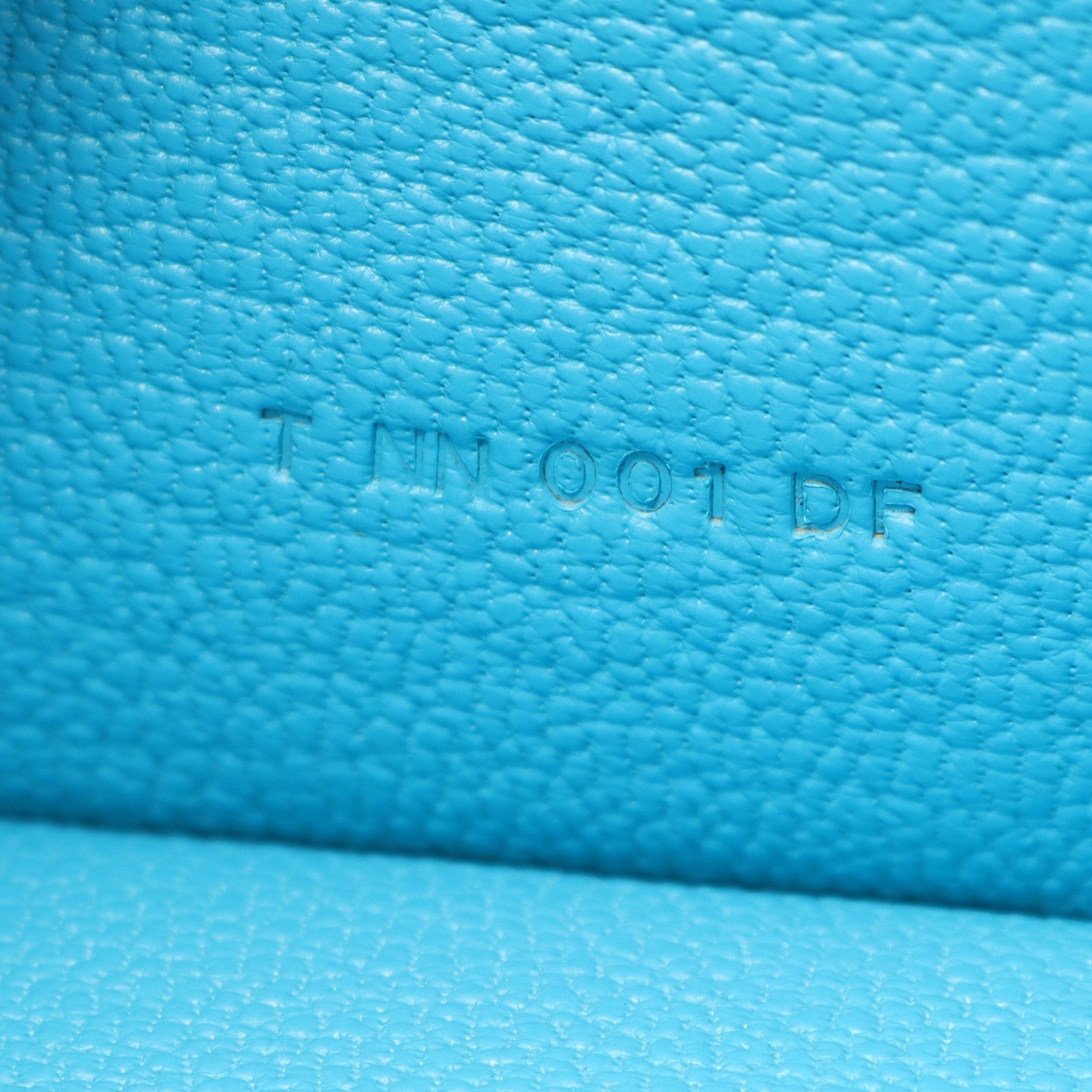 Hermes Hermes Bear Souffle Blue Zanzibar Bi-Fold Long Wallet Chevre Silver Hardware T Stamp Size ONE SIZE - 5 Thumbnail