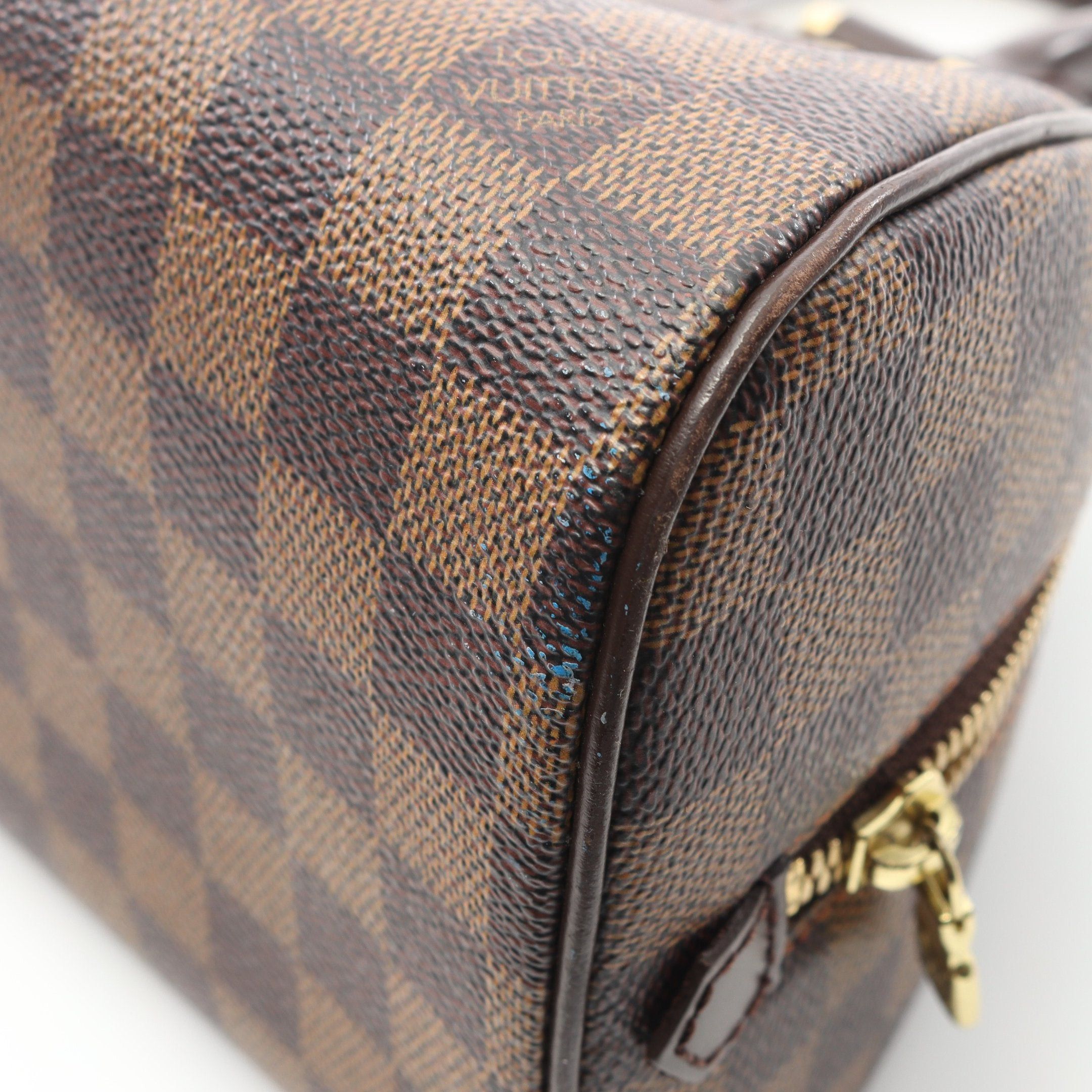 Louis Vuitton Louis Vuitton Rivera Mini Damier Ebene Handbag Leather Brown Size ONE SIZE - 6 Thumbnail