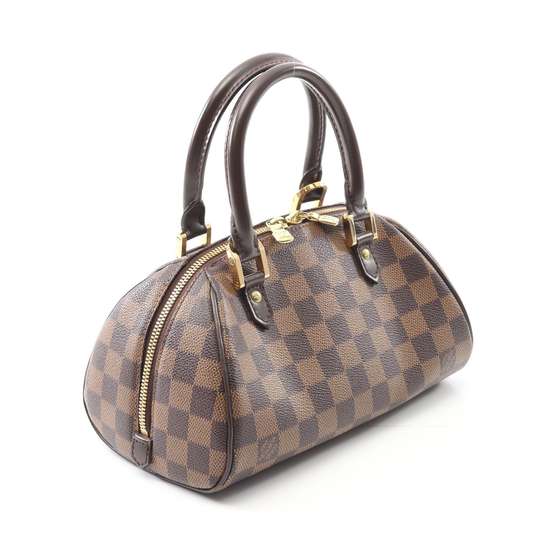 Louis Vuitton Louis Vuitton Rivera Mini Damier Ebene Handbag Leather Brown Size ONE SIZE - 2 Thumbnail