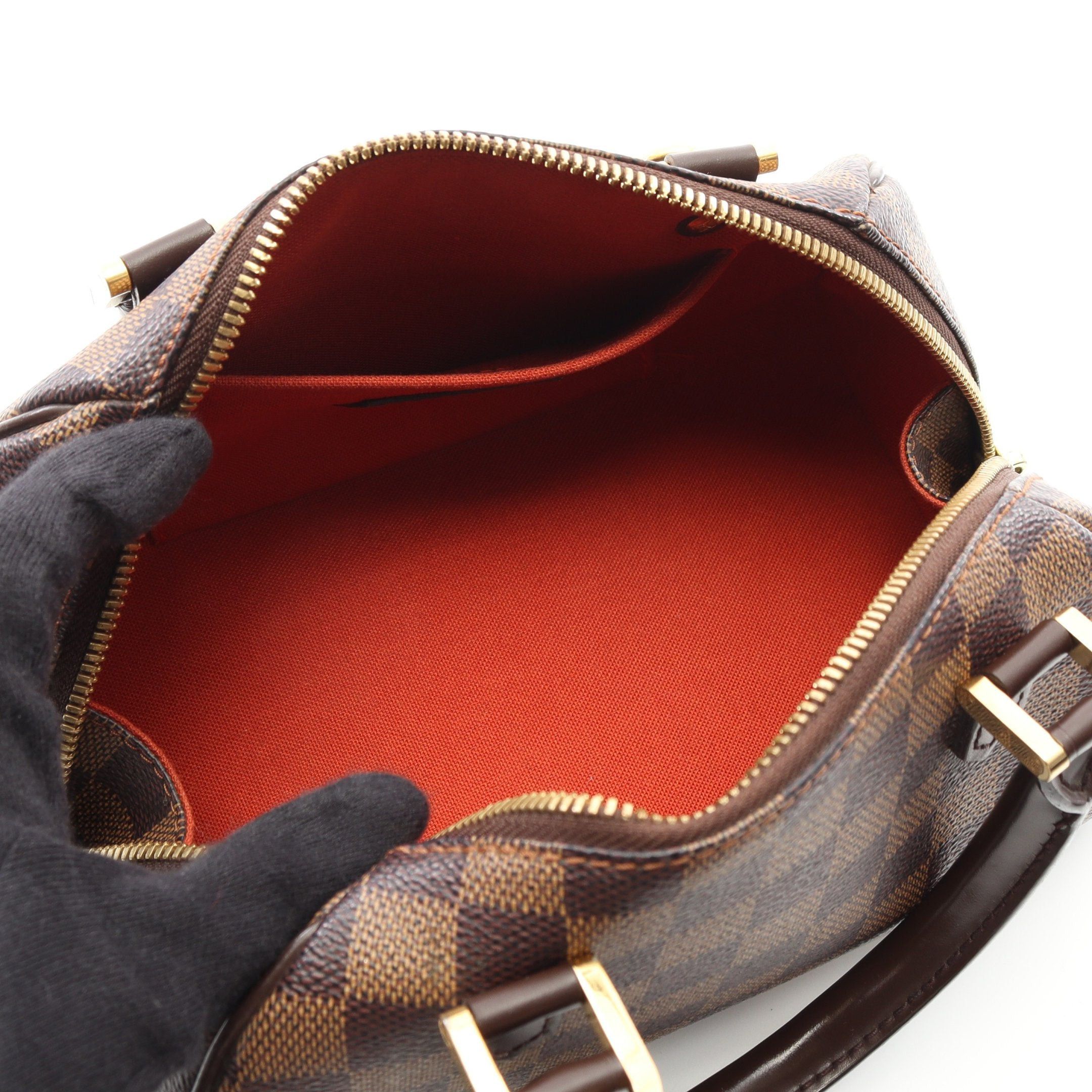 Louis Vuitton Louis Vuitton Rivera Mini Damier Ebene Handbag Leather Brown Size ONE SIZE - 3 Thumbnail