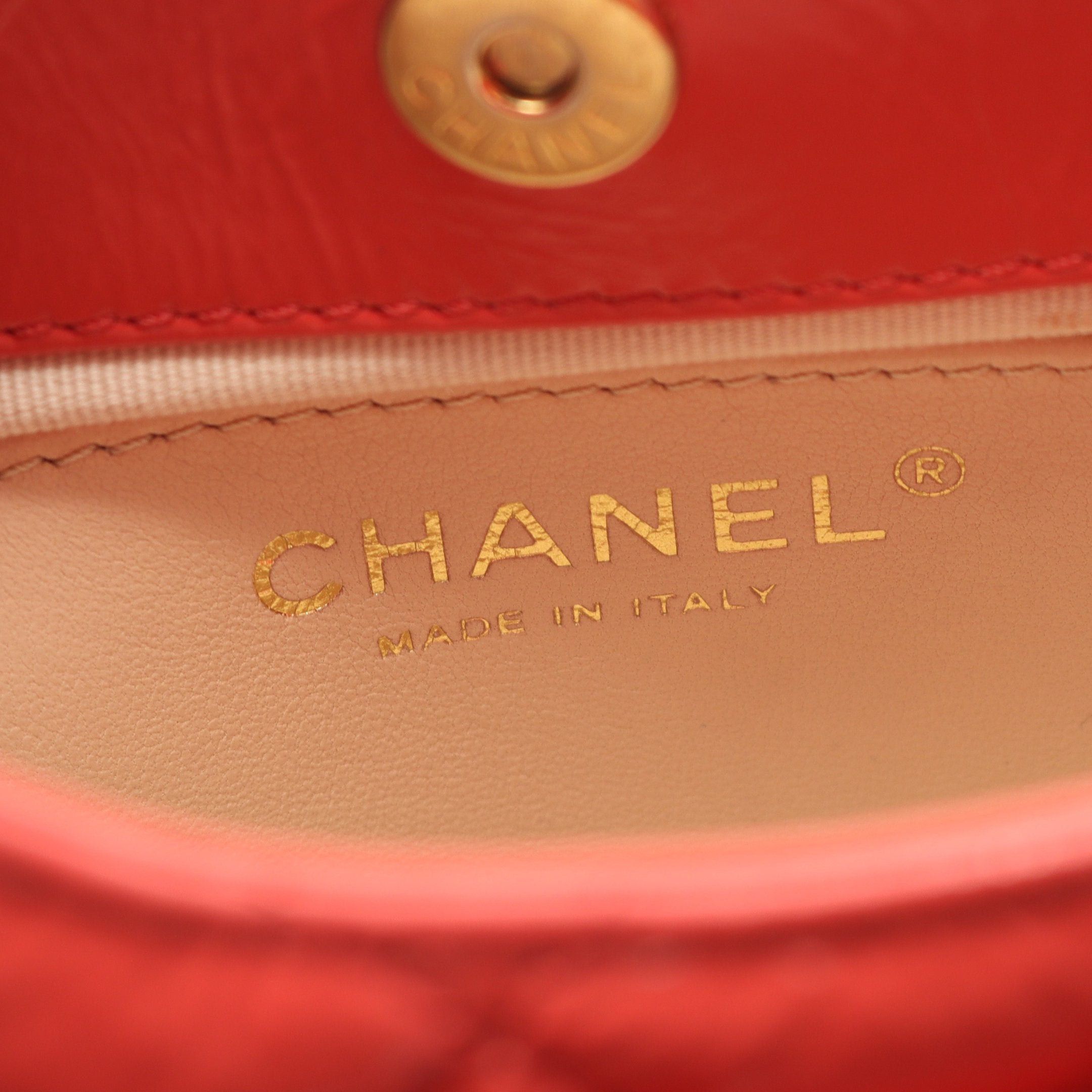 Chanel Chanel Matelasse Small Hobo Chain Shoulder Bag Leather Coral Pink Gold Hardware Size ONE SIZE - 4 Thumbnail