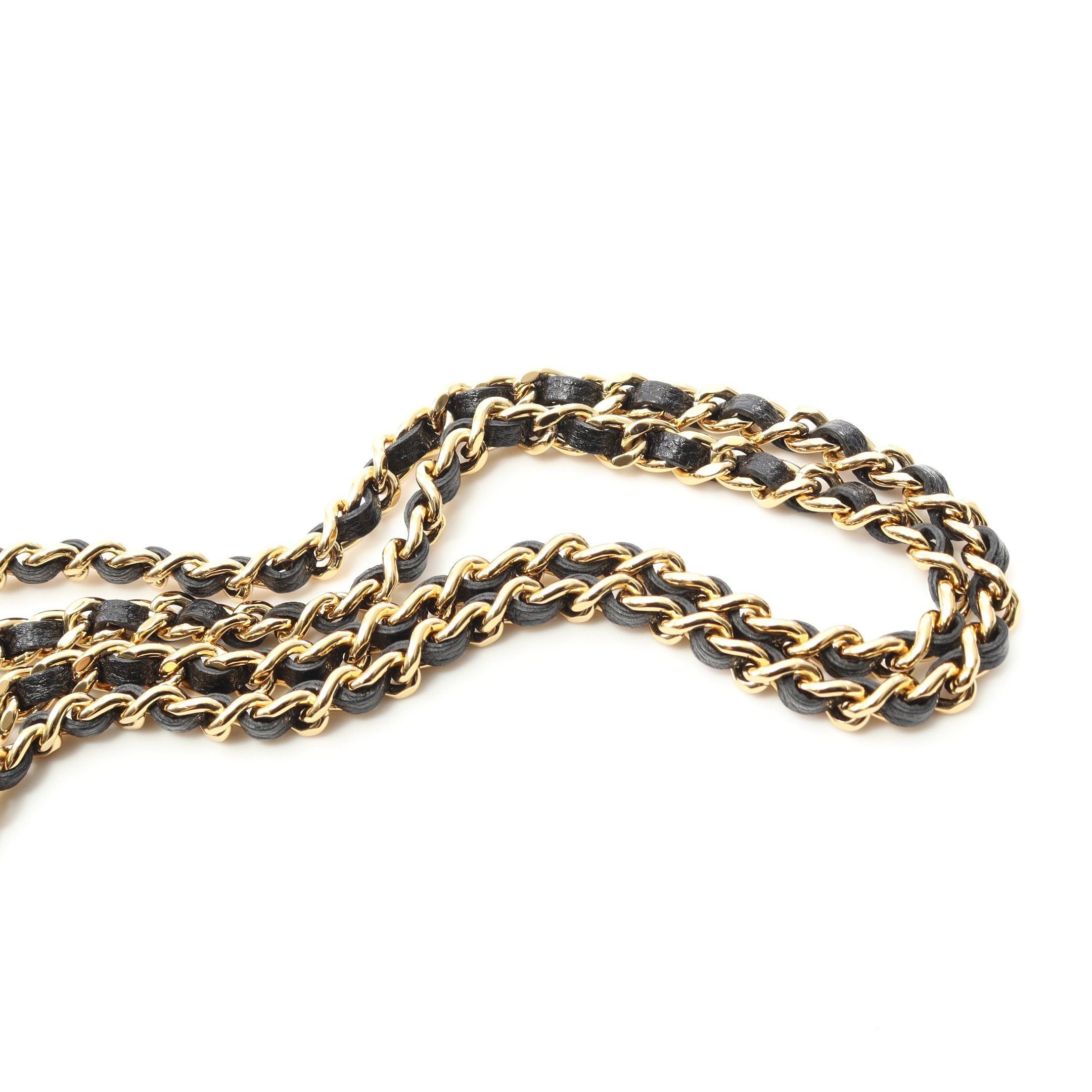 Chanel Chanel Matelasse Chain Shoulder Bag Caviar Skin Black Gold Hardware Size ONE SIZE - 9 Thumbnail