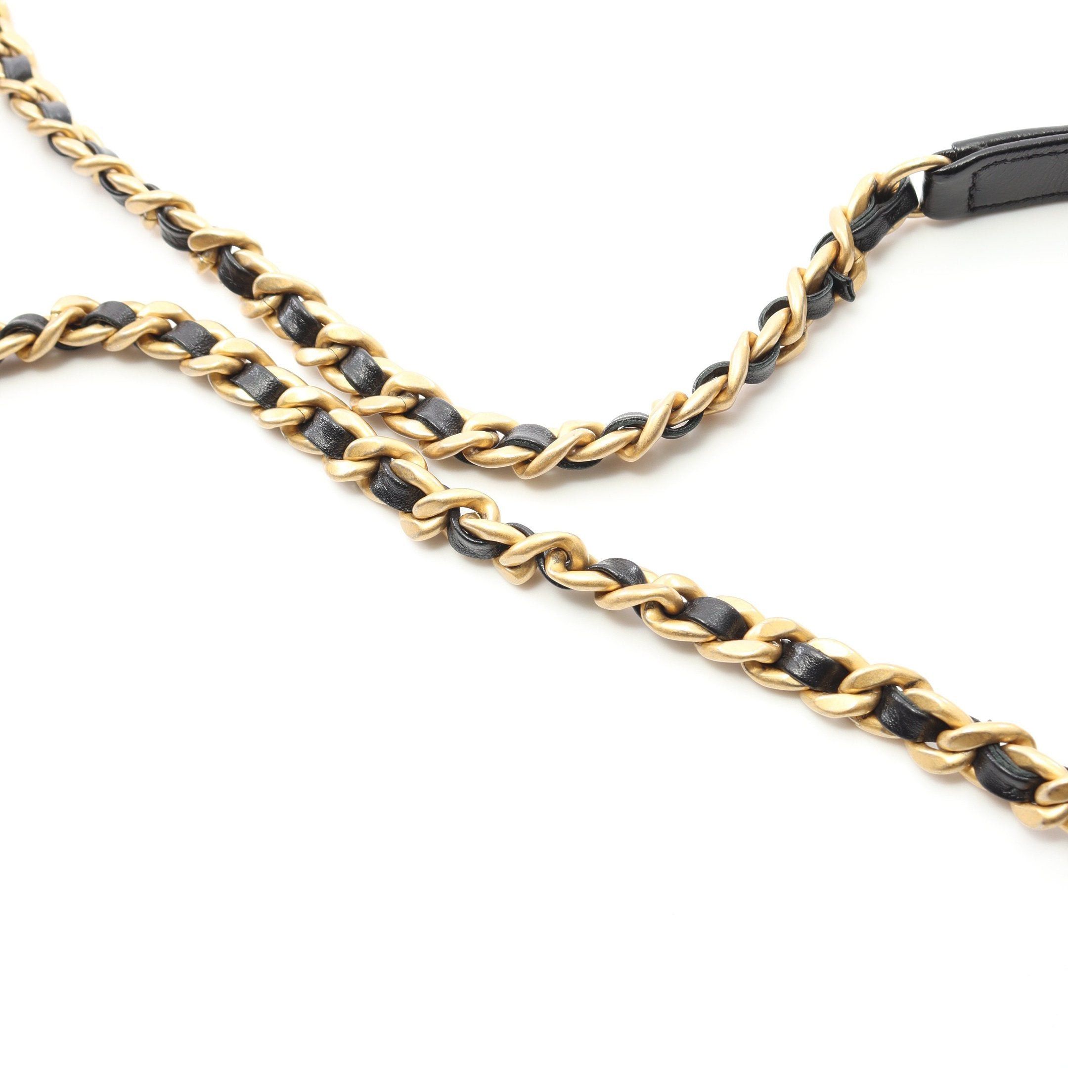 Chanel Chanel Matelasse Bowling Bag Chain Shoulder Leather Black Gold Hardware Size ONE SIZE - 8 Thumbnail