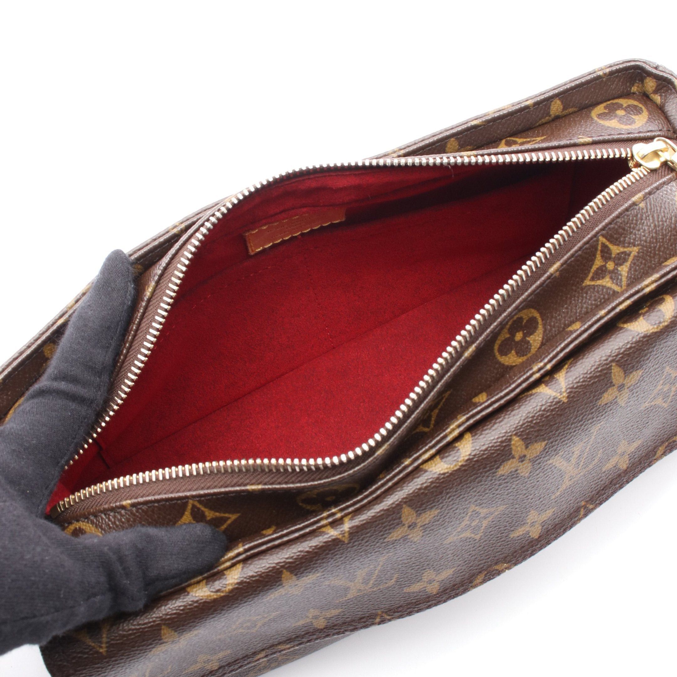 Louis Vuitton Louis Vuitton Vivacite Mm Monogram Shoulder Bag Leather Brown Size ONE SIZE - 3 Thumbnail