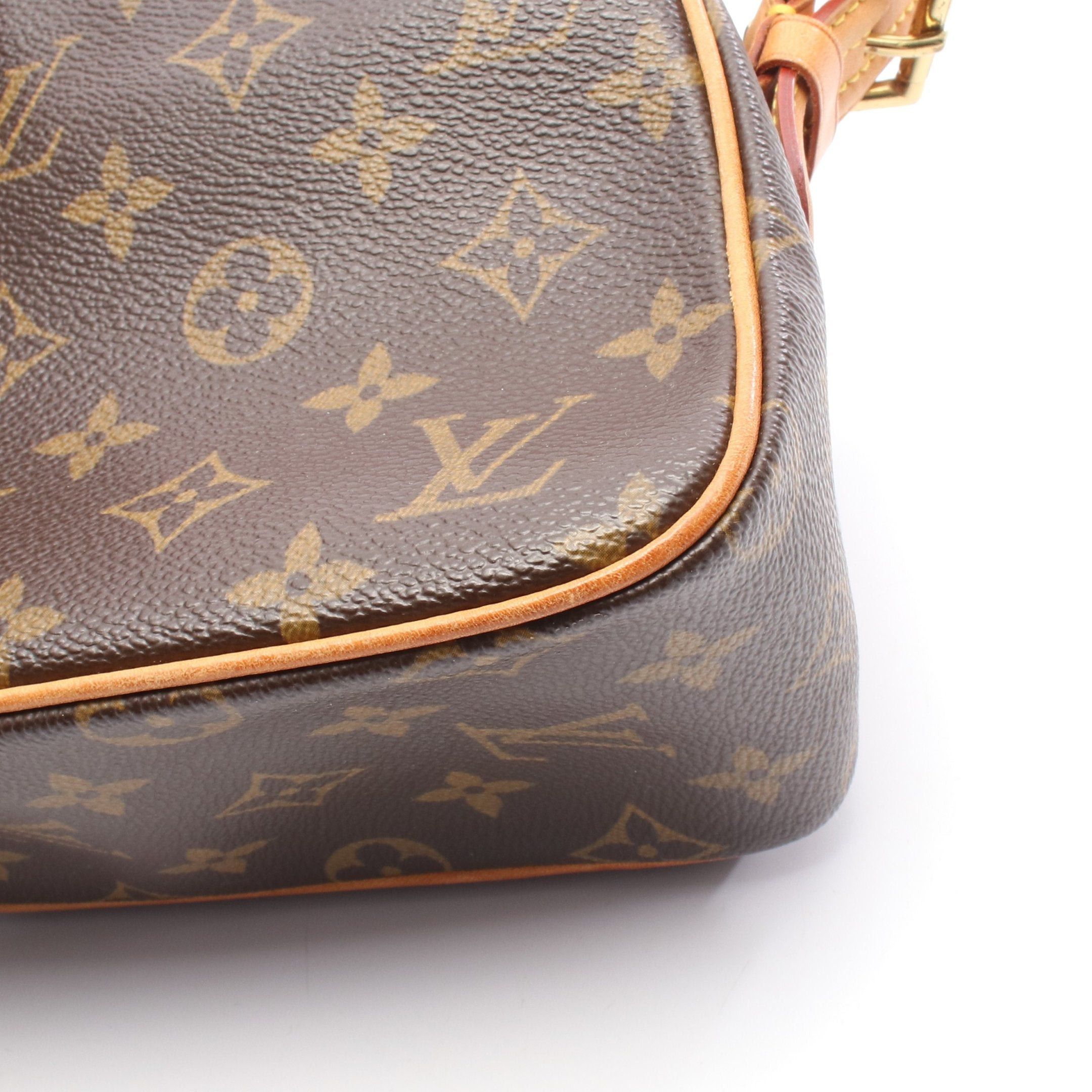 Louis Vuitton Louis Vuitton Vivacite Mm Monogram Shoulder Bag Leather Brown Size ONE SIZE - 7 Thumbnail