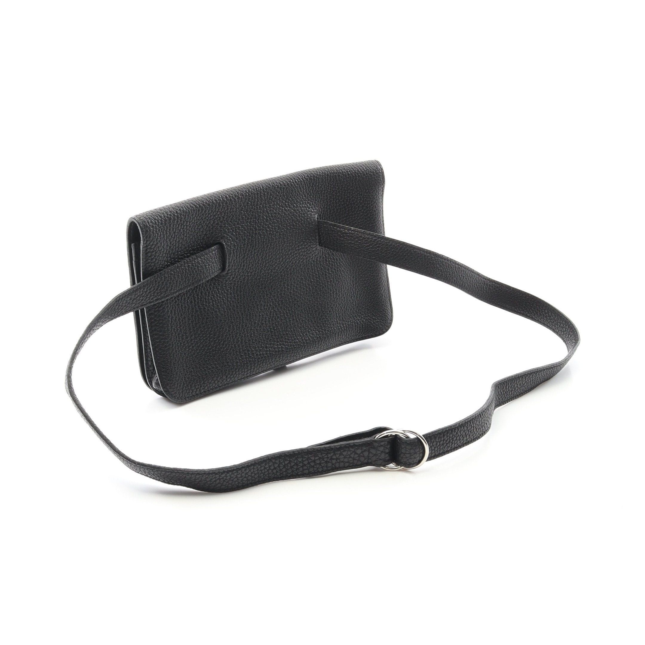 Hermes Hermes Dogon Waist Pouch Bag Togo Black Silver Hardware □G Stamp Size ONE SIZE - 2 Thumbnail
