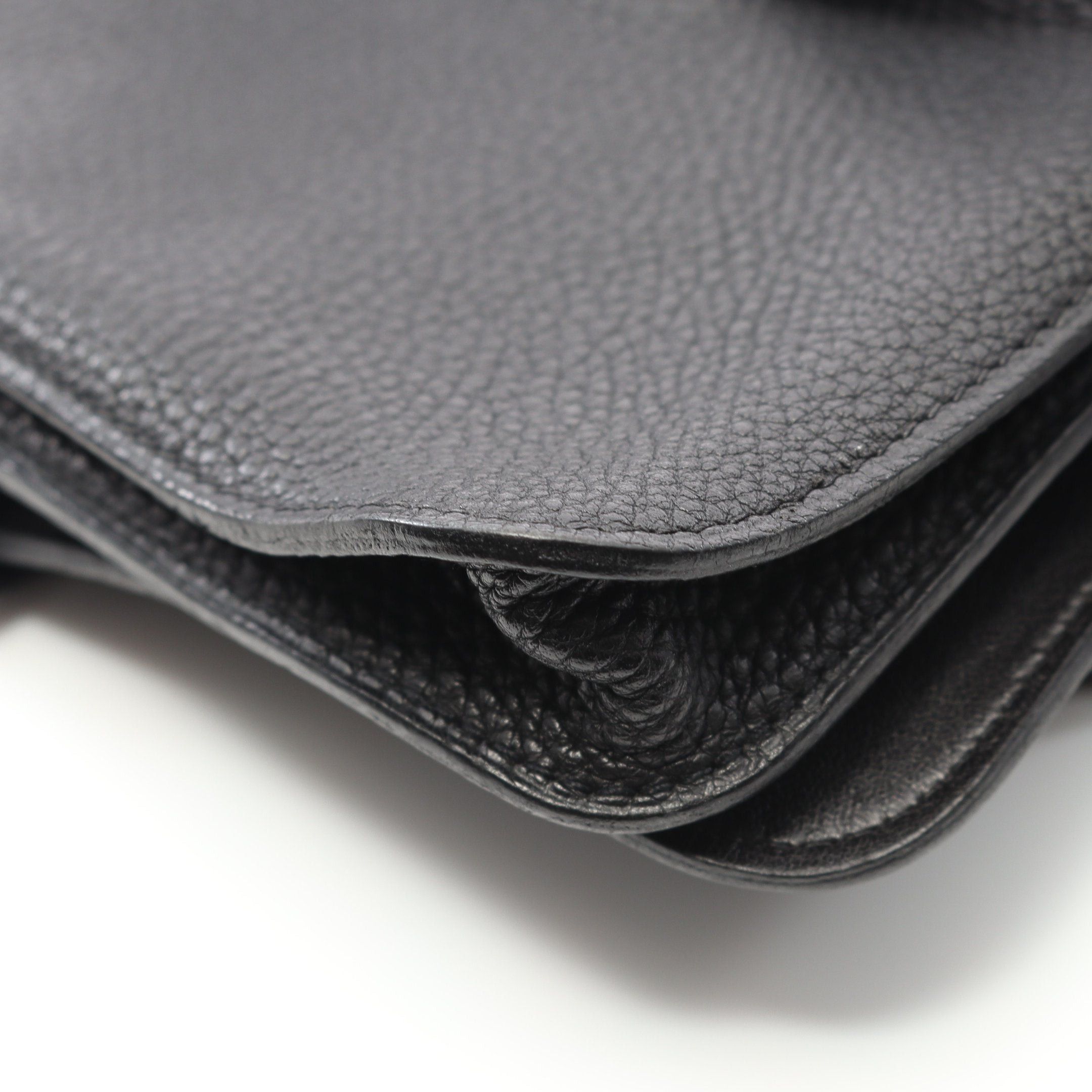 Hermes Hermes Dogon Waist Pouch Bag Togo Black Silver Hardware □G Stamp Size ONE SIZE - 8 Thumbnail
