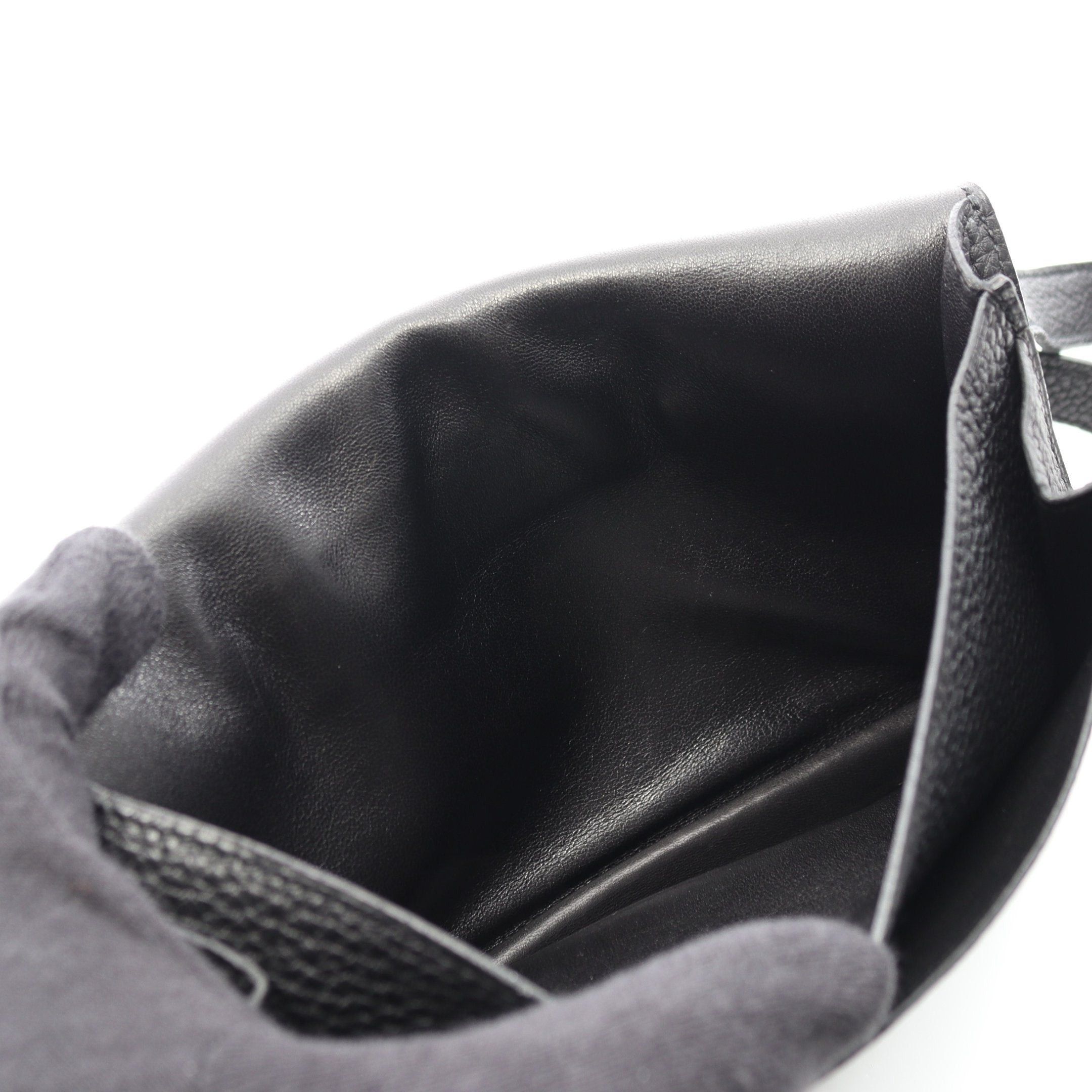 Hermes Hermes Dogon Waist Pouch Bag Togo Black Silver Hardware □G Stamp Size ONE SIZE - 9 Thumbnail