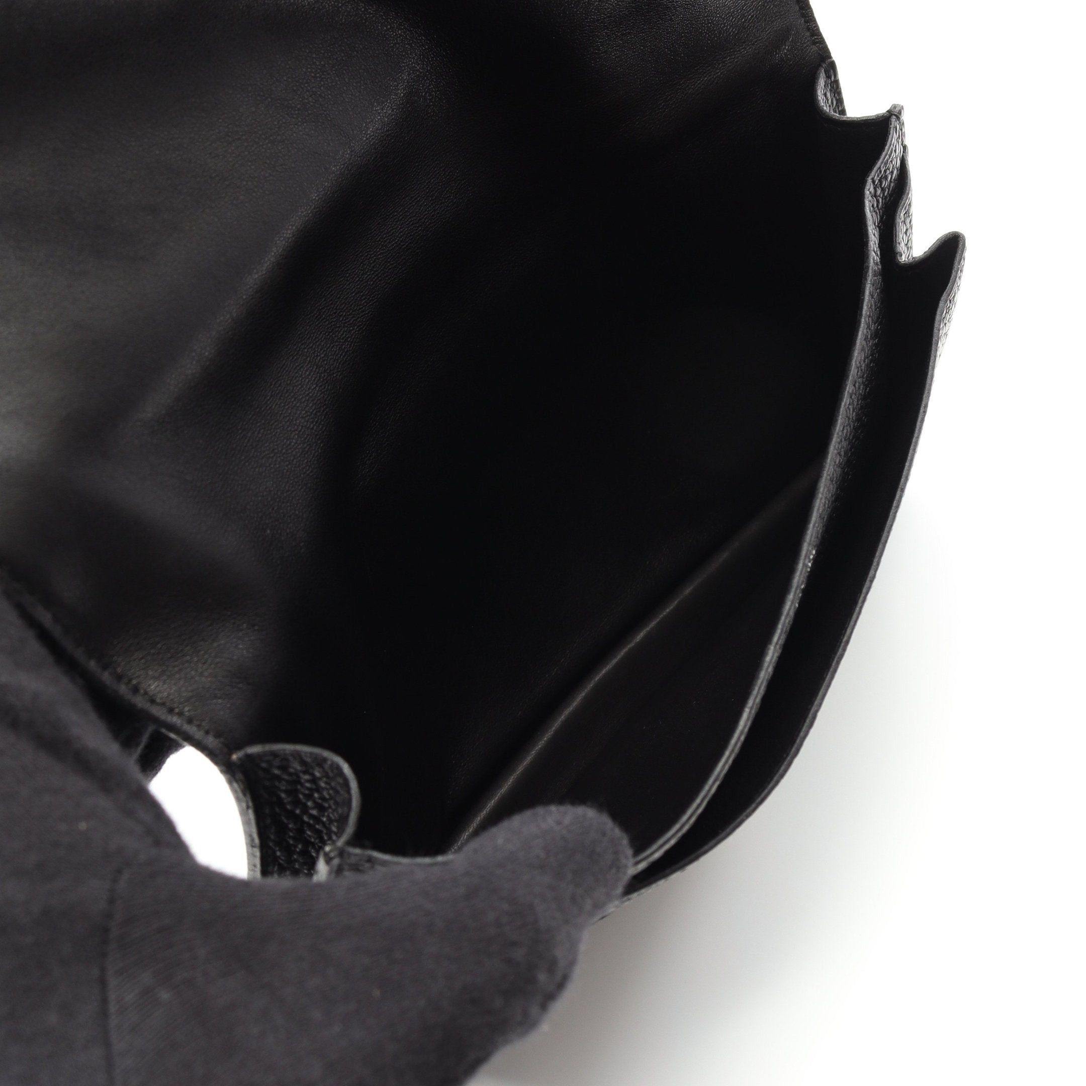 Hermes Hermes Dogon Waist Pouch Bag Togo Black Silver Hardware □G Stamp Size ONE SIZE - 3 Thumbnail