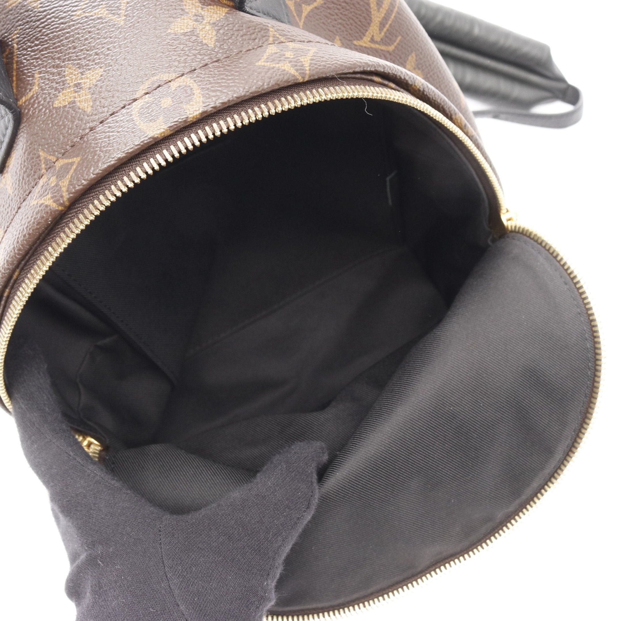 Louis Vuitton Louis Vuitton Palm Springs Backpack Pm Monogram Rucksack Leather Brown Black Size ONE SIZE - 3 Thumbnail