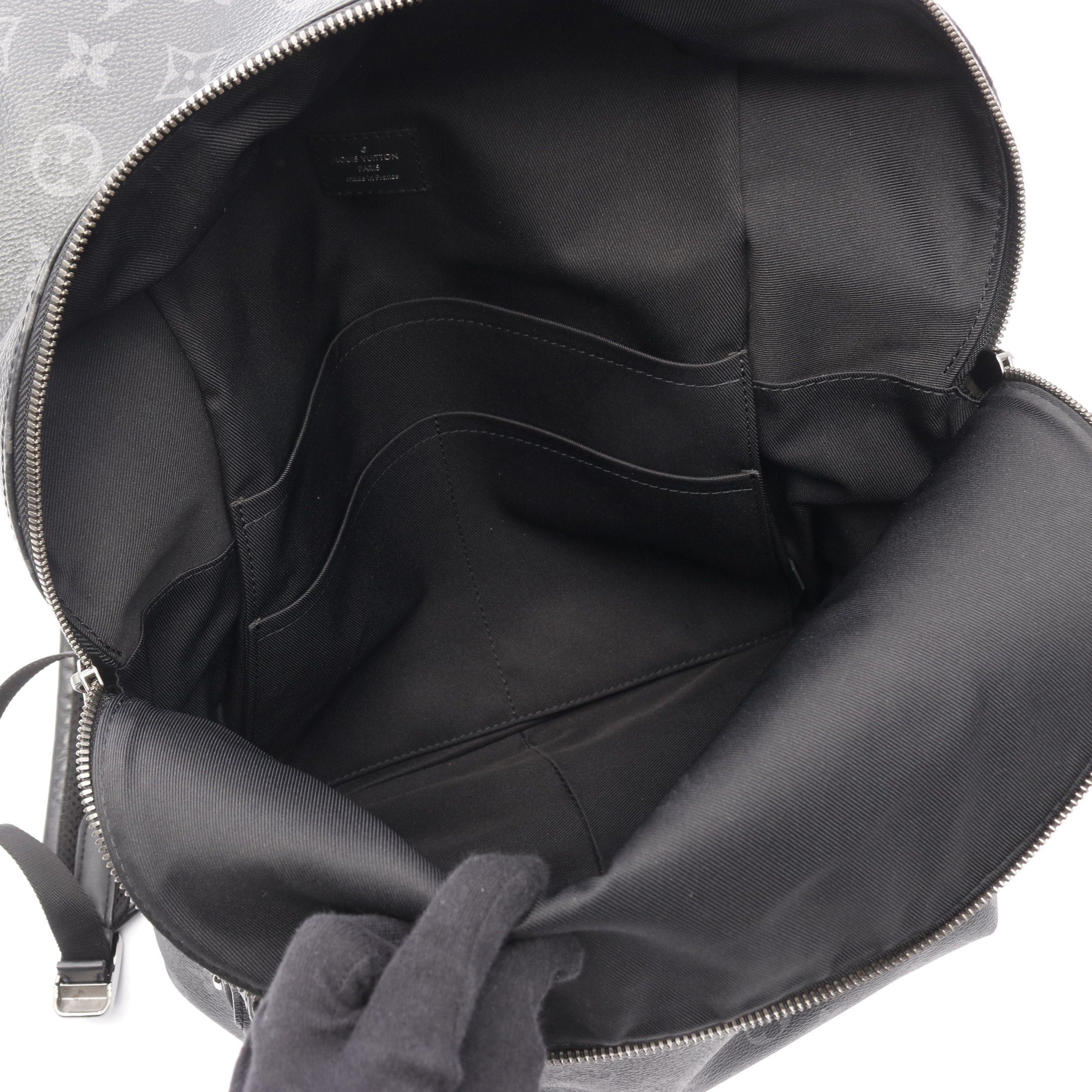 Louis Vuitton Louis Vuitton Apollo Monogram Eclipse Backpack Rucksack Leather Black Size ONE SIZE - 3 Thumbnail