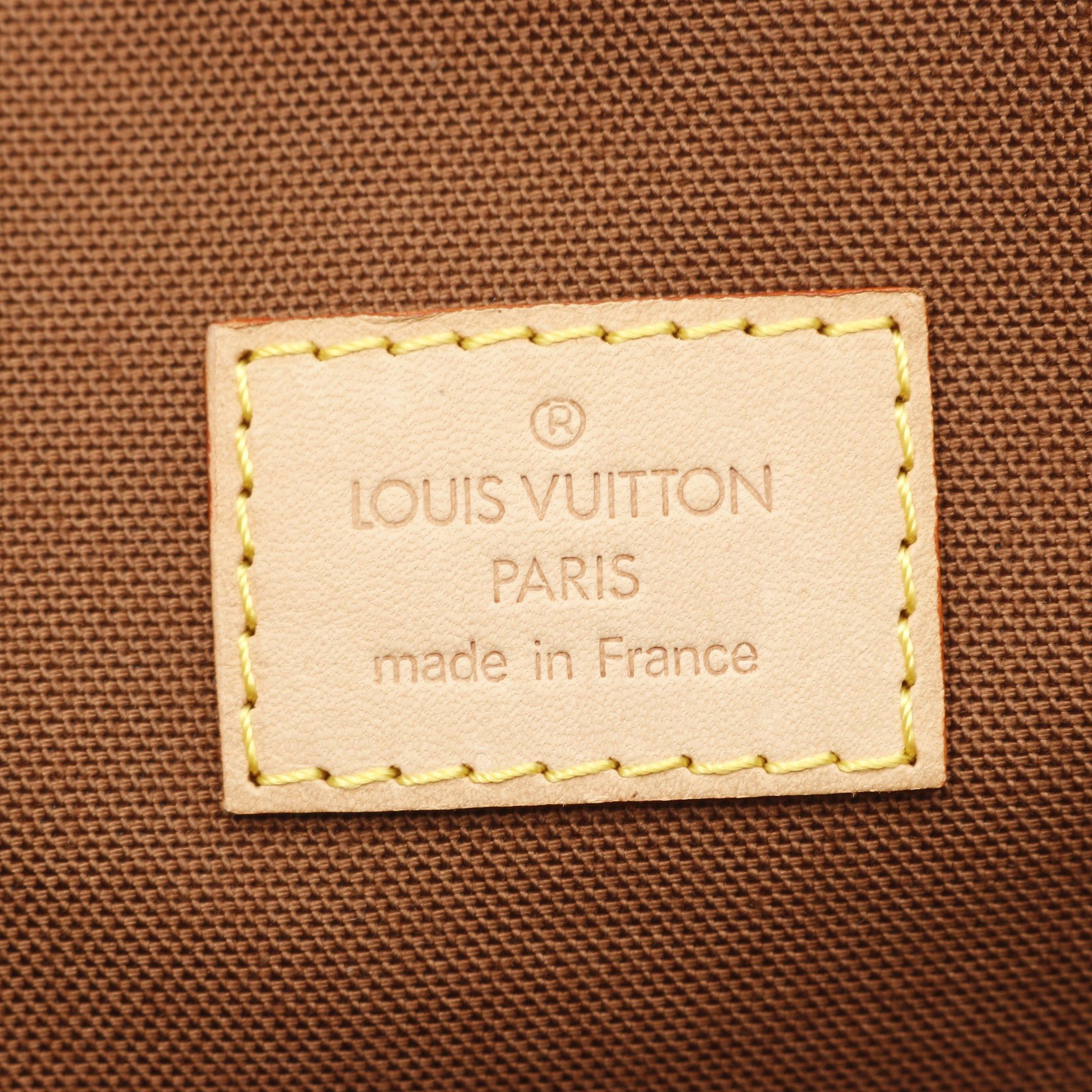 Louis Vuitton Louis Vuitton Lockit Horizontal Monogram Handbag Tote Bag Leather Brown Size ONE SIZE - 4 Thumbnail