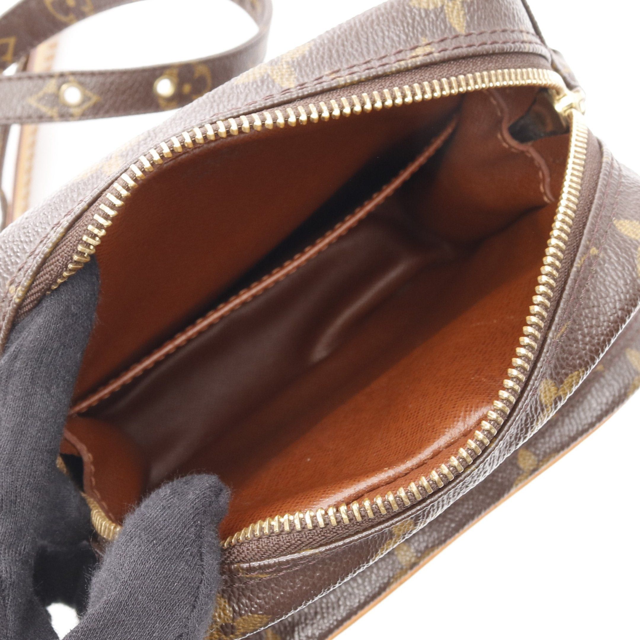 Louis Vuitton Louis Vuitton Amazon Monogram Shoulder Bag Leather Brown Size ONE SIZE - 3 Thumbnail