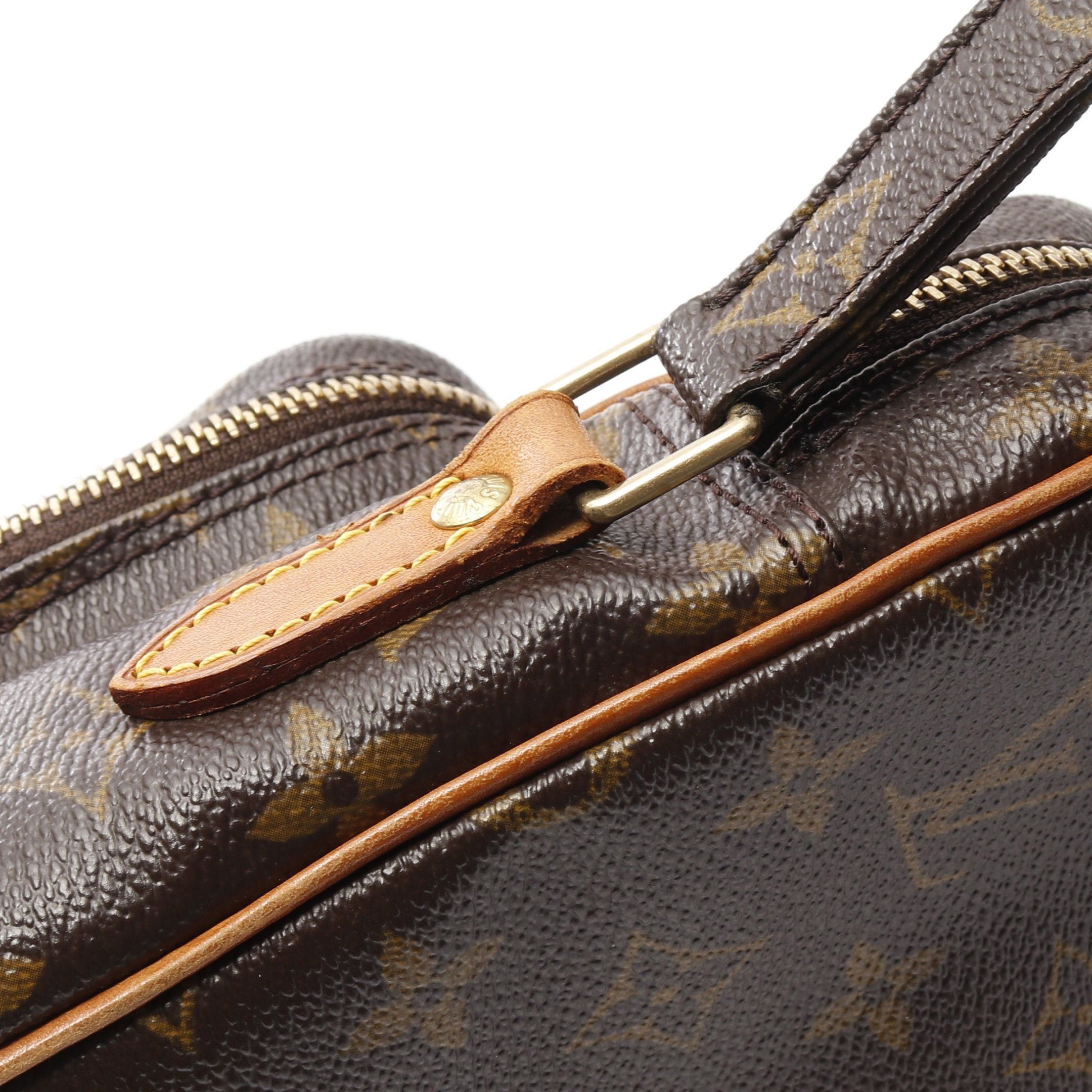 Louis Vuitton Louis Vuitton Amazon Monogram Shoulder Bag Leather Brown Size ONE SIZE - 8 Thumbnail