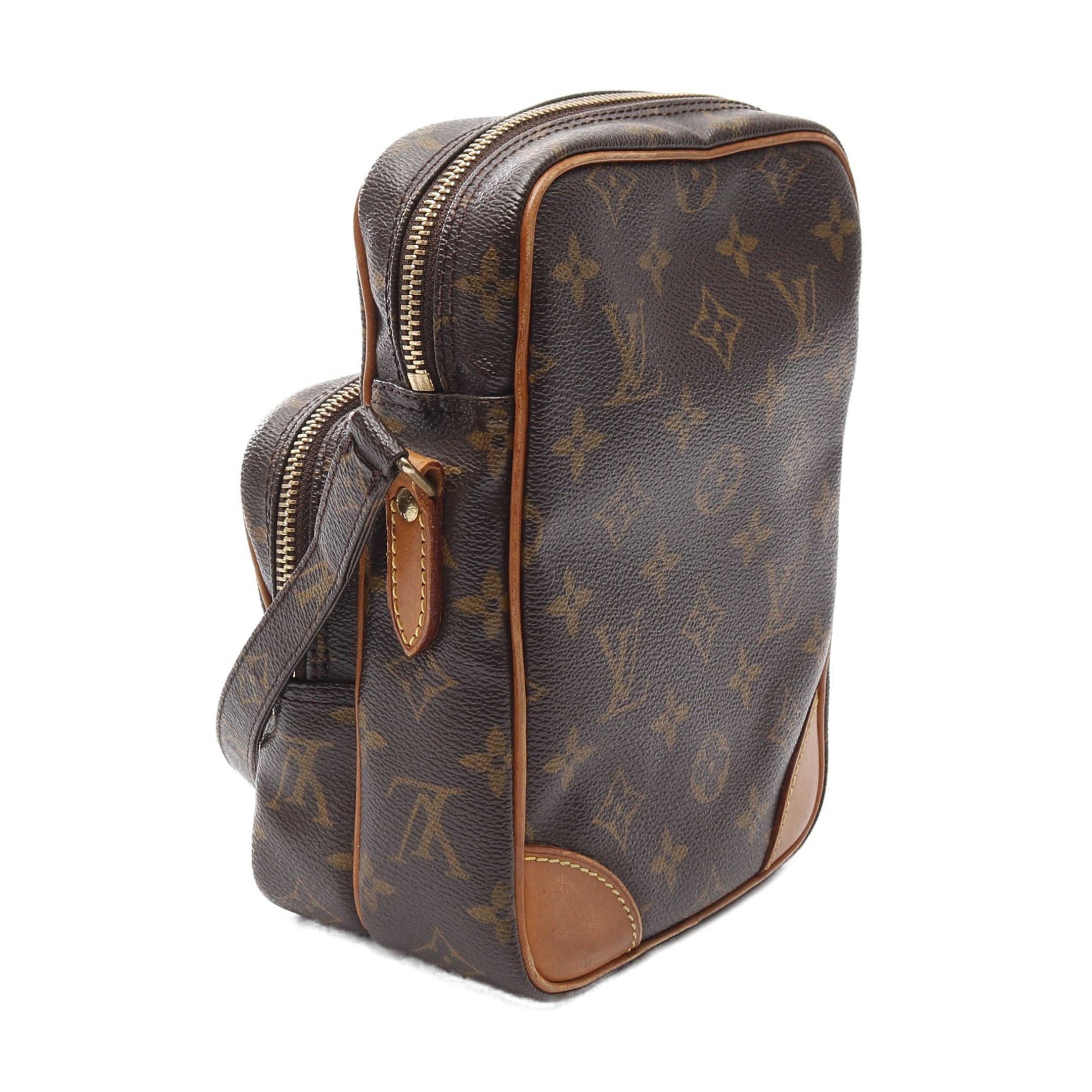 Louis Vuitton Louis Vuitton Amazon Monogram Shoulder Bag Leather Brown Size ONE SIZE - 2 Thumbnail
