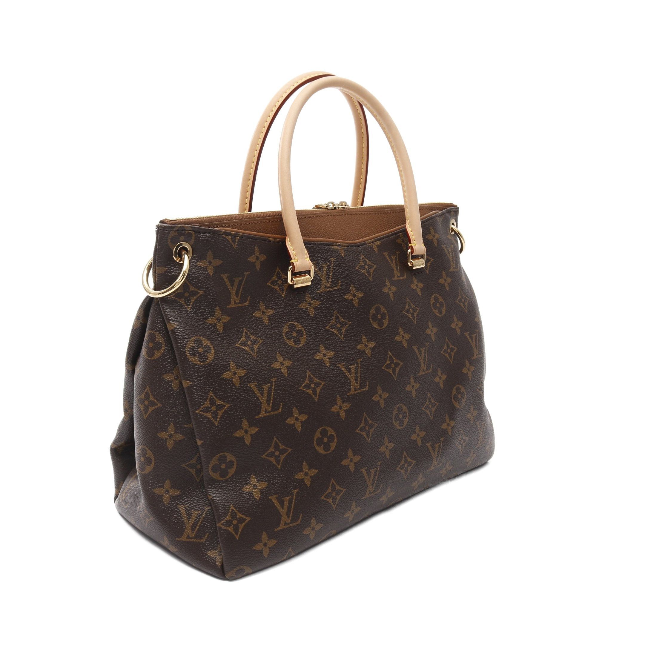 Louis Vuitton Louis Vuitton Pallas Monogram Averne Handbag Leather Brown Size ONE SIZE - 2 Thumbnail