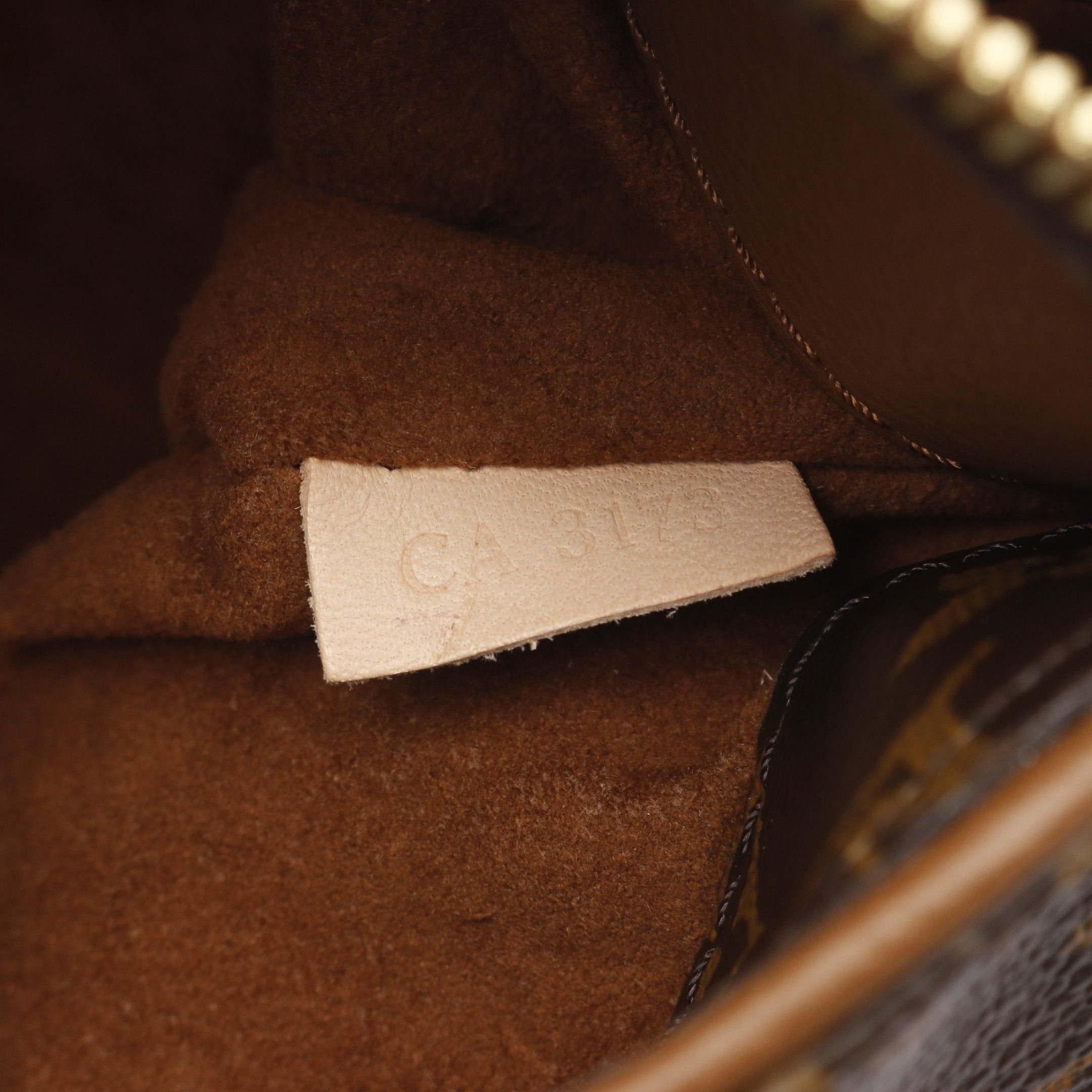 Louis Vuitton Louis Vuitton Pallas Monogram Averne Handbag Leather Brown Size ONE SIZE - 5 Thumbnail