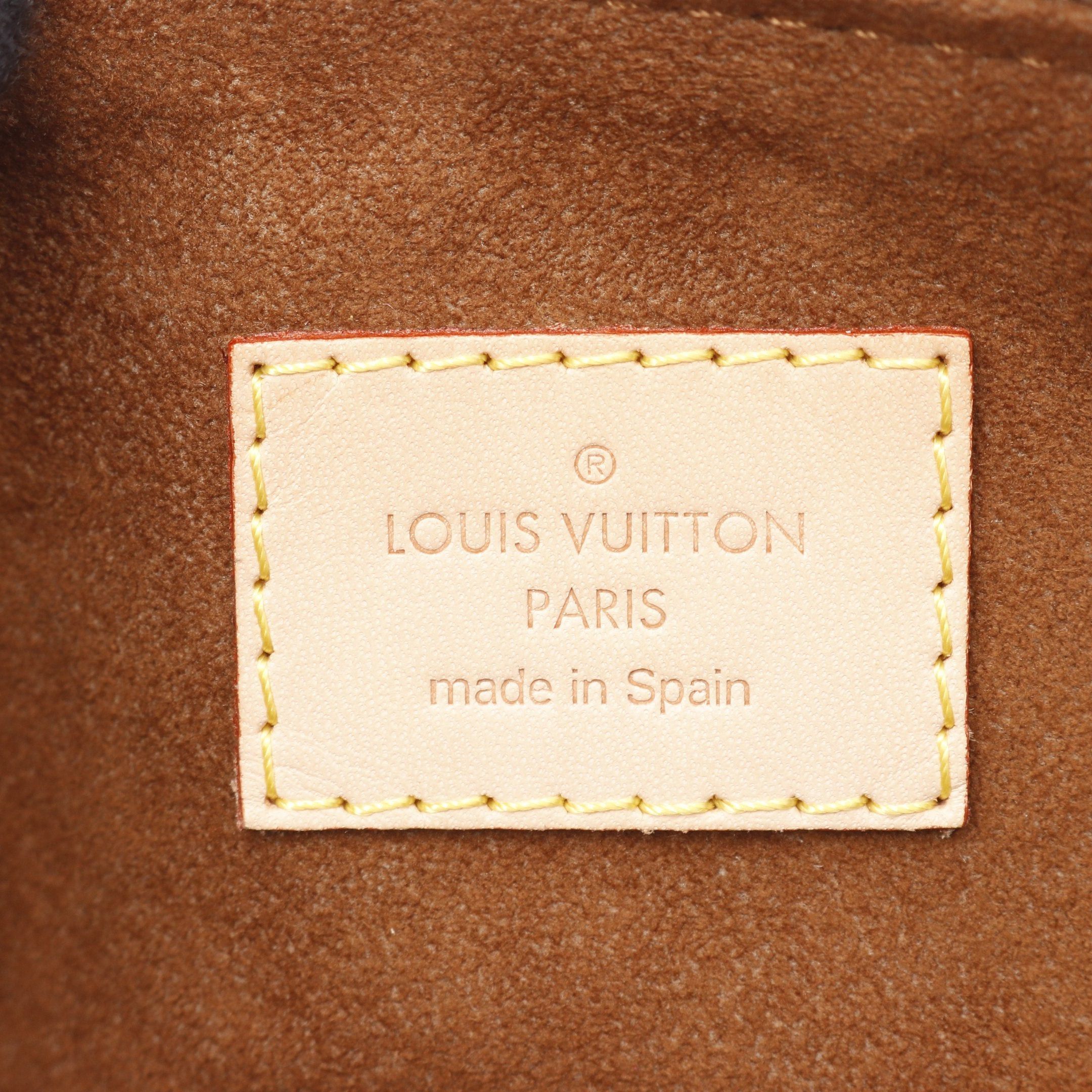 Louis Vuitton Louis Vuitton Pallas Monogram Averne Handbag Leather Brown Size ONE SIZE - 4 Thumbnail