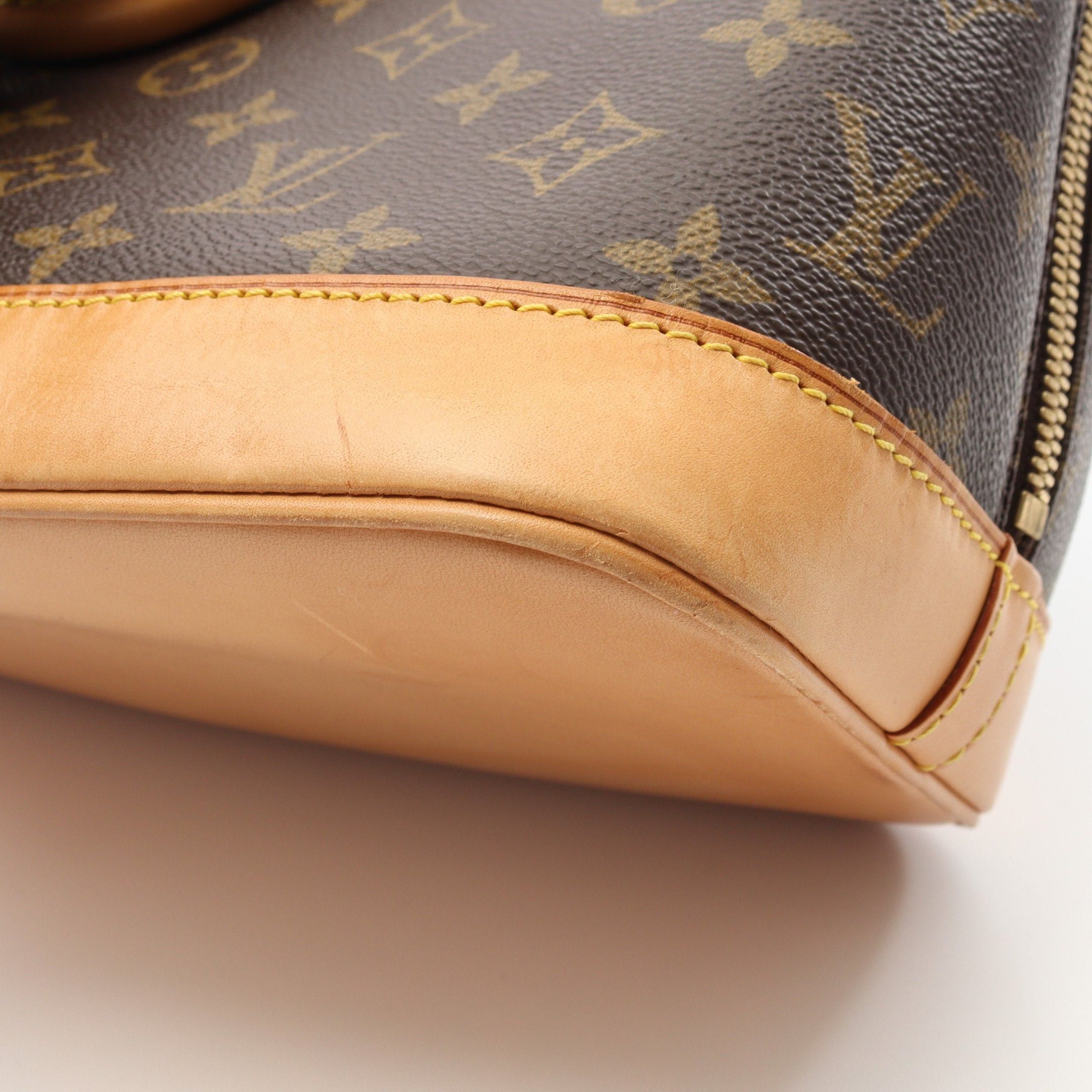 Louis Vuitton Louis Vuitton Alma Pm Monogram Handbag Leather Brown Size ONE SIZE - 7 Thumbnail