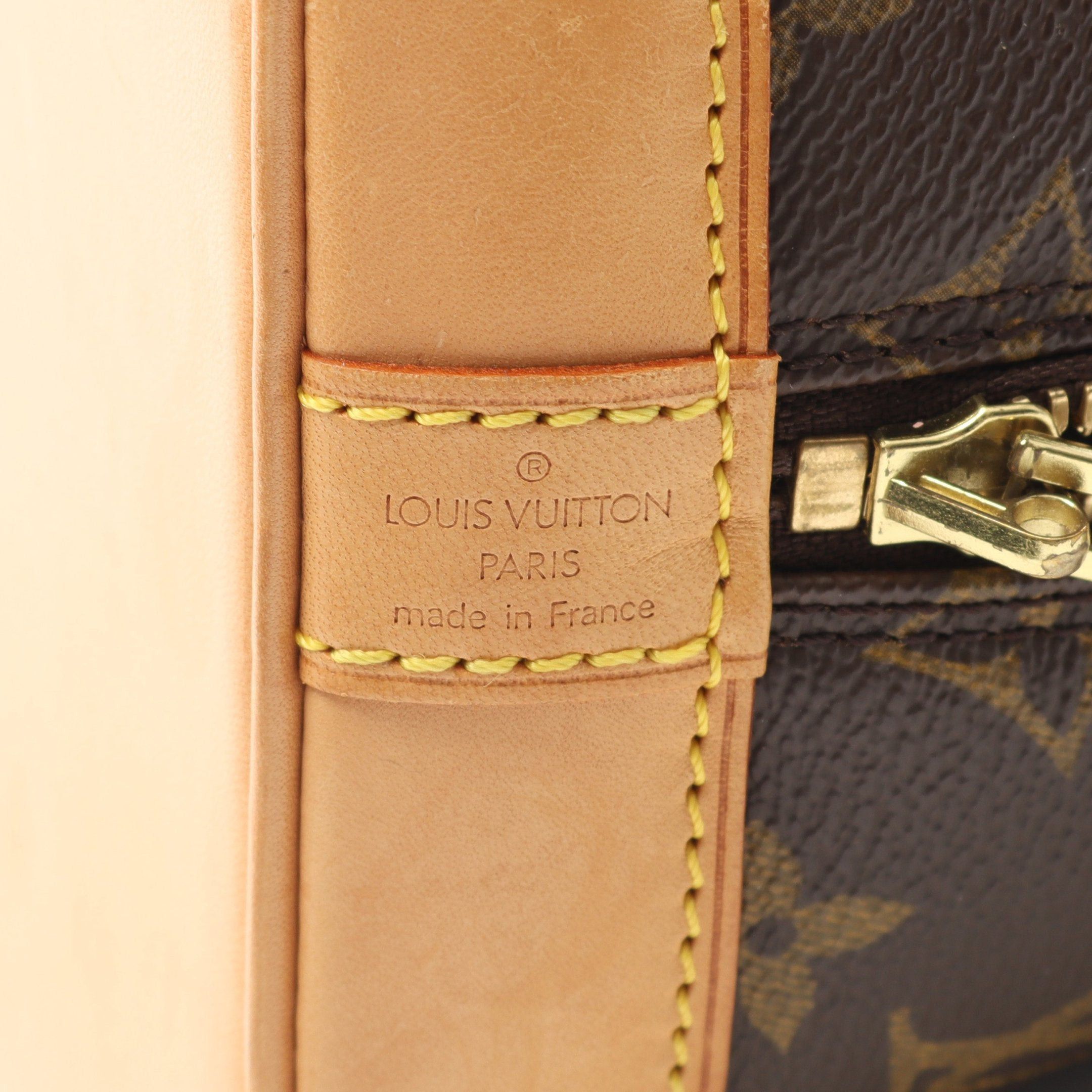 Louis Vuitton Louis Vuitton Alma Pm Monogram Handbag Leather Brown Size ONE SIZE - 4 Thumbnail