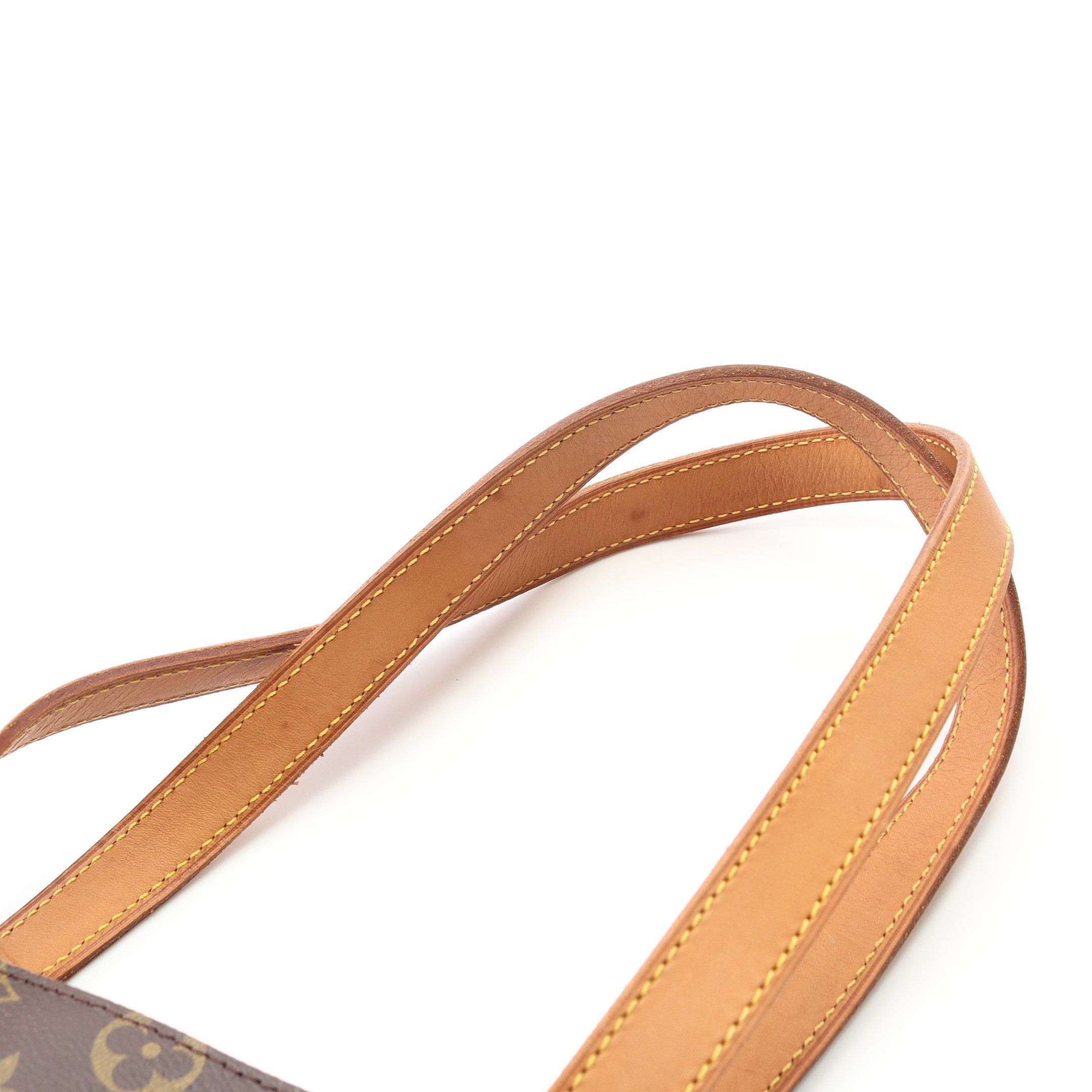 Louis Vuitton Louis Vuitton Cabas Piano Monogram Shoulder Bag Leather Brown Size ONE SIZE - 8 Thumbnail