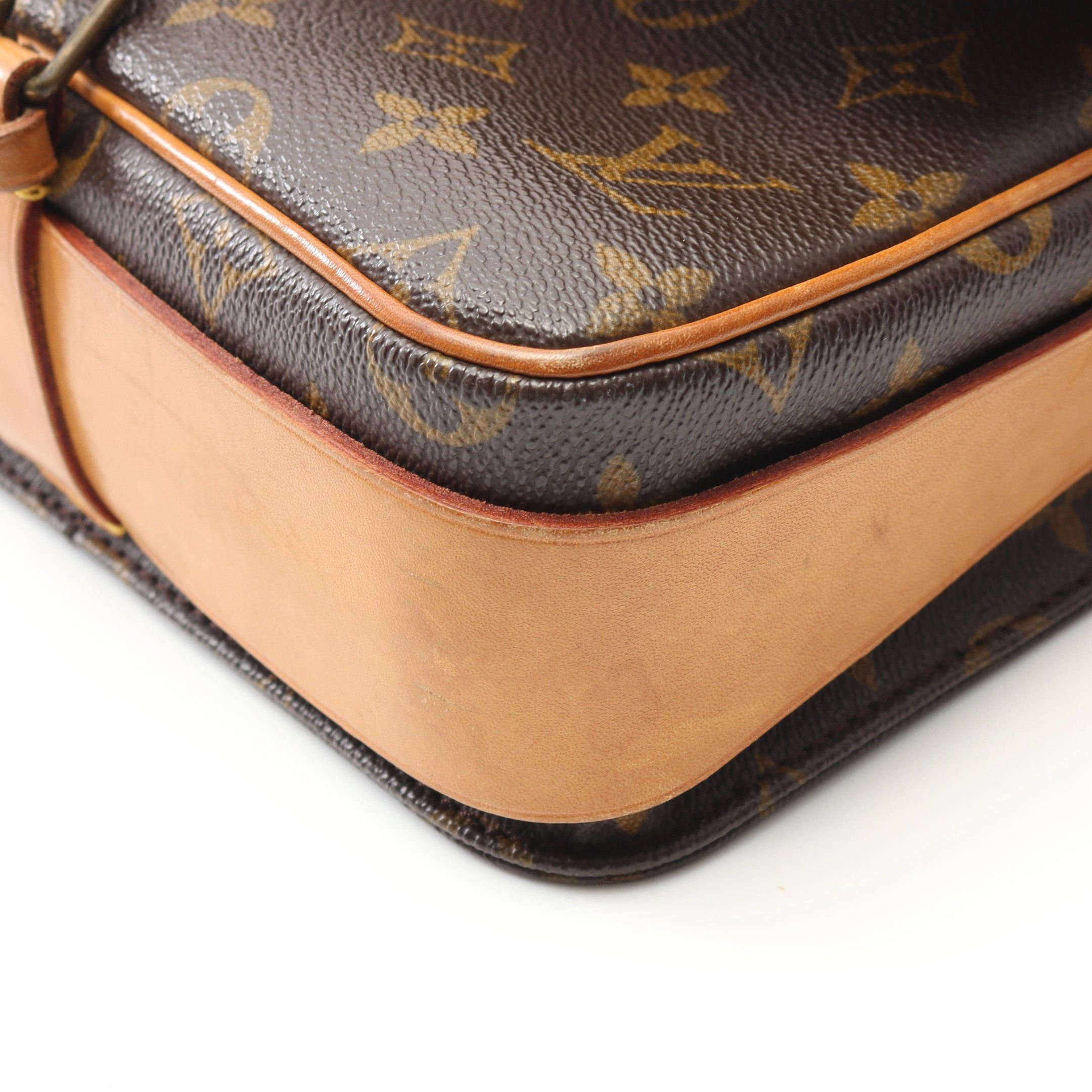 Louis Vuitton Louis Vuitton Cartesier Mm Monogram Shoulder Bag Leather Brown Size ONE SIZE - 8 Thumbnail