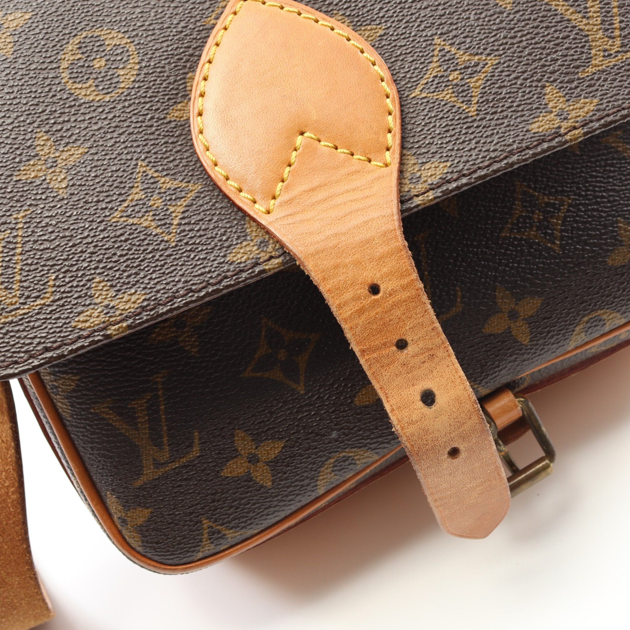 Louis Vuitton Louis Vuitton Cartesier Mm Monogram Shoulder Bag Leather Brown Size ONE SIZE - 7 Thumbnail