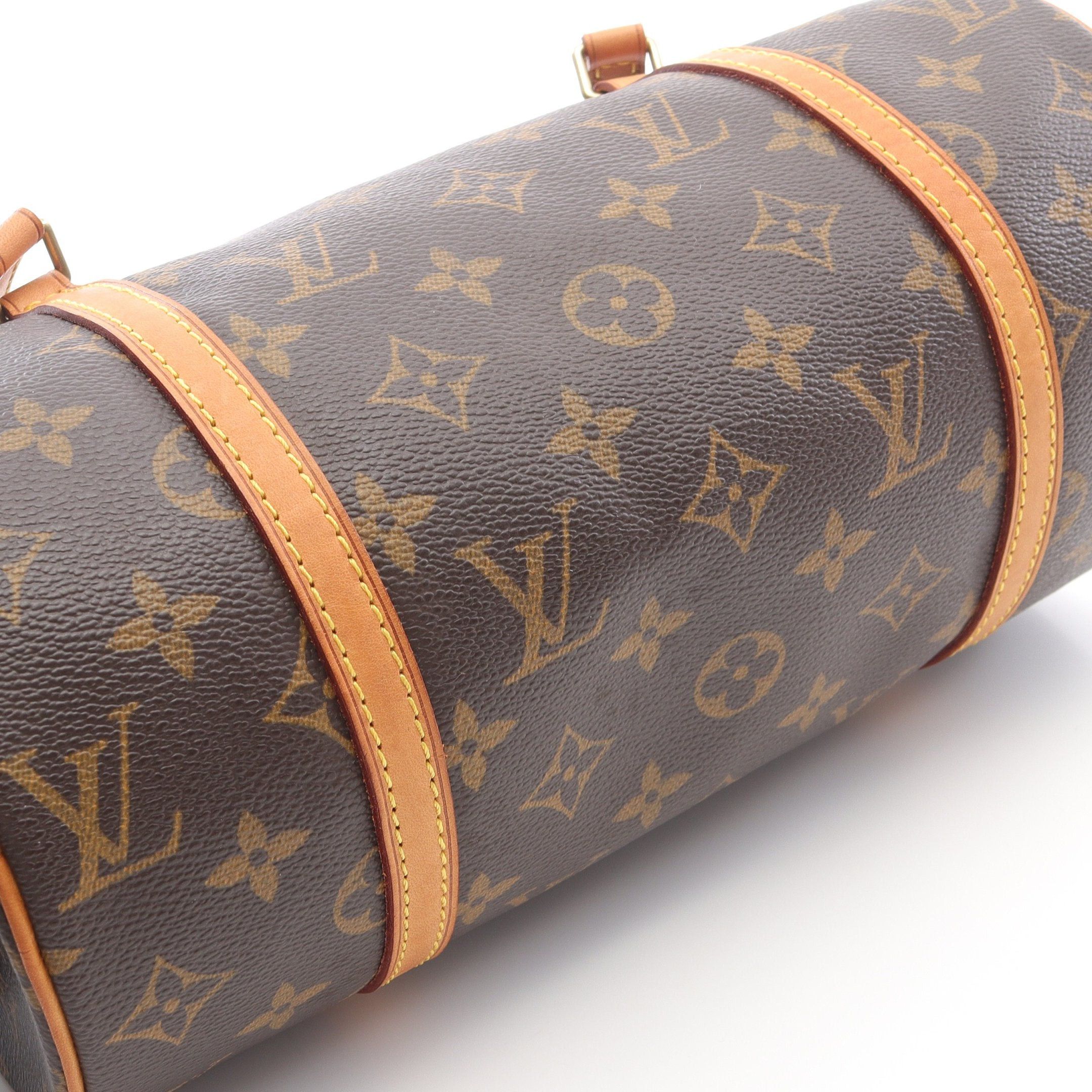 Louis Vuitton Louis Vuitton Papillon 26 Monogram Handbag Leather Brown Size ONE SIZE - 8 Thumbnail