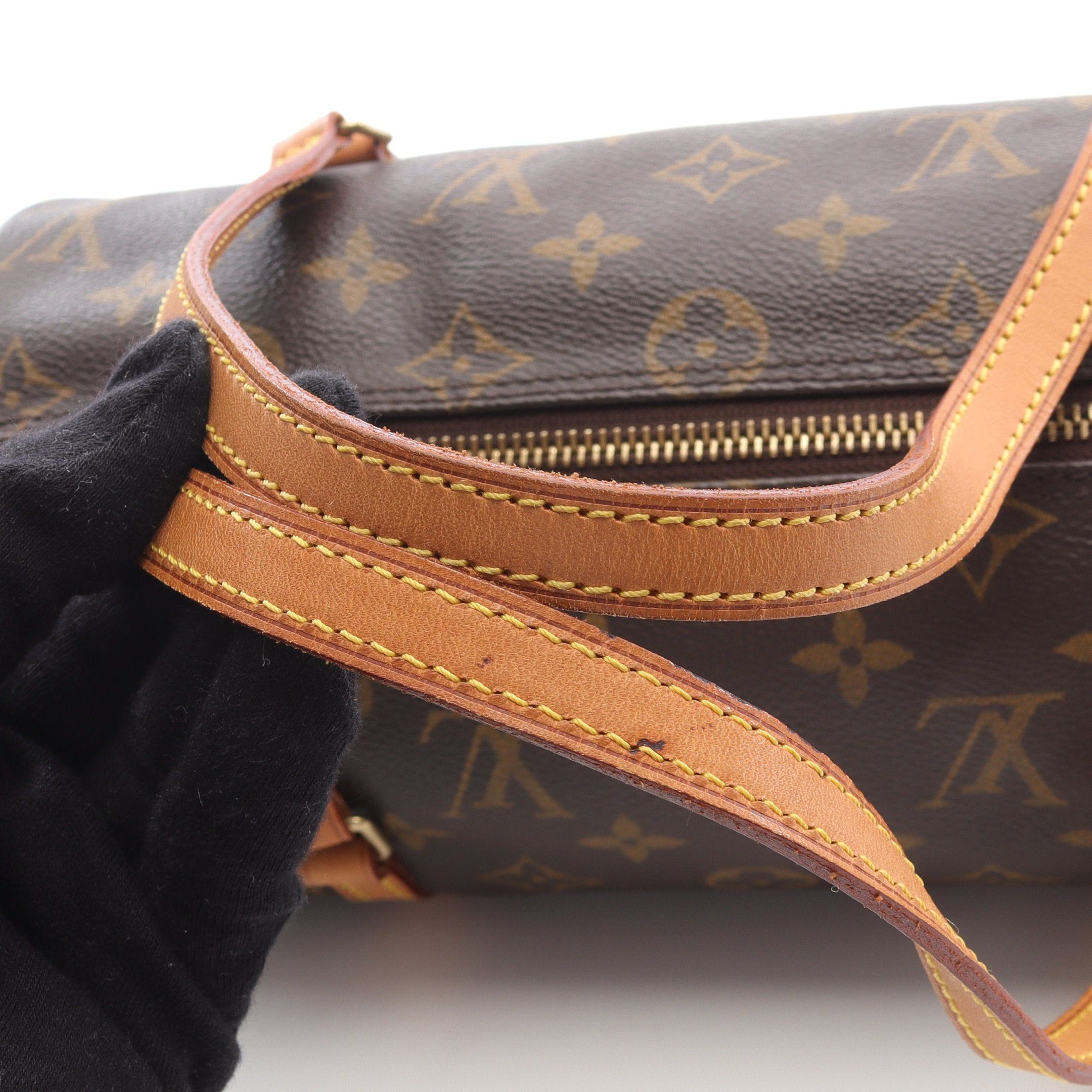 Louis Vuitton Louis Vuitton Papillon 26 Monogram Handbag Leather Brown Size ONE SIZE - 6 Thumbnail