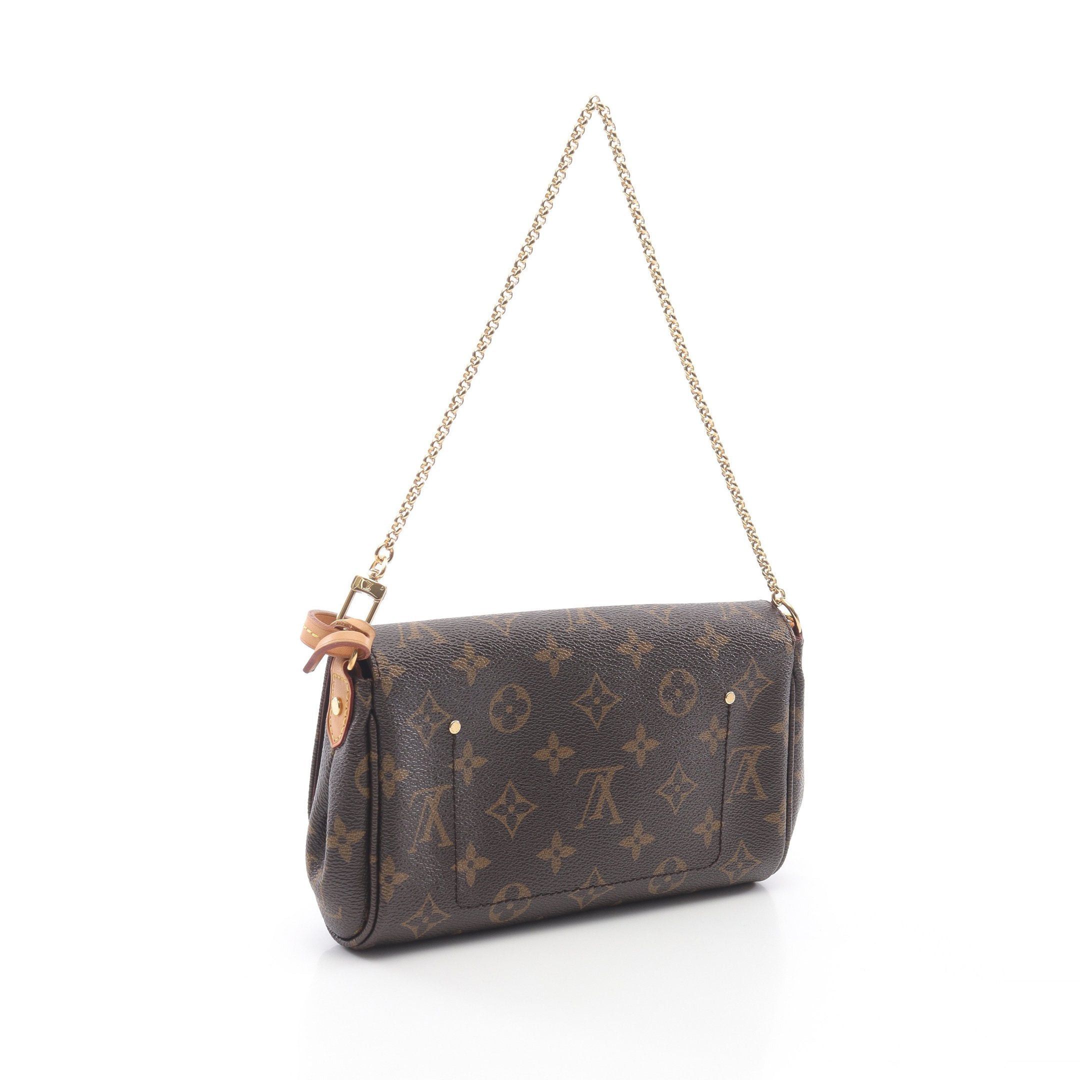 Louis Vuitton Louis Vuitton Favorite Pm Monogram Chain Handbag Leather Brown Size ONE SIZE - 2 Thumbnail