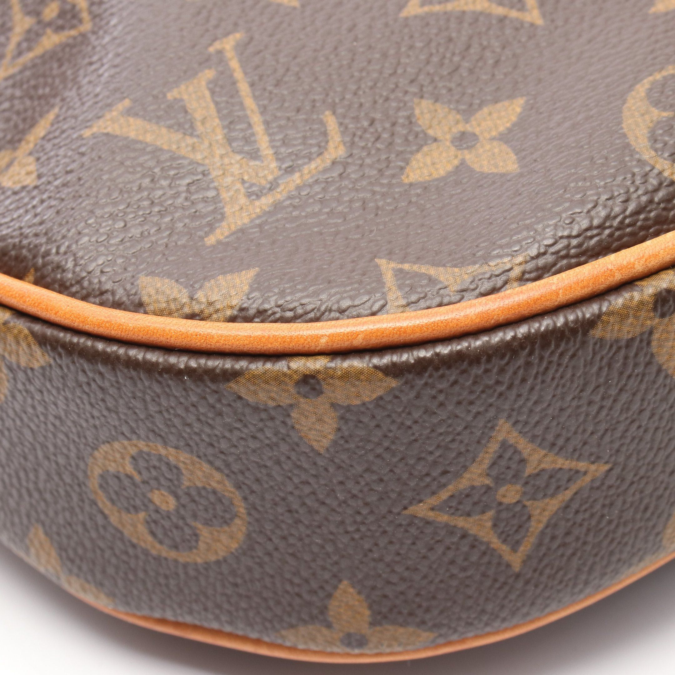 Louis Vuitton Louis Vuitton Odeon Mm Monogram Shoulder Bag Leather Brown Size ONE SIZE - 7 Thumbnail