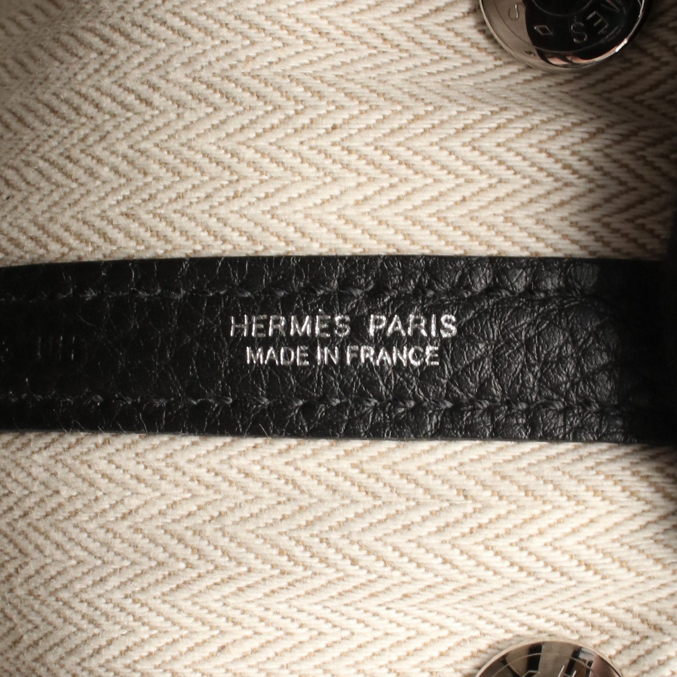 Hermes Hermes Garden Party Tpm Handbag Tote Bag Negonda Leather Black Silver Hardware B Stamp Size ONE SIZE - 4 Thumbnail