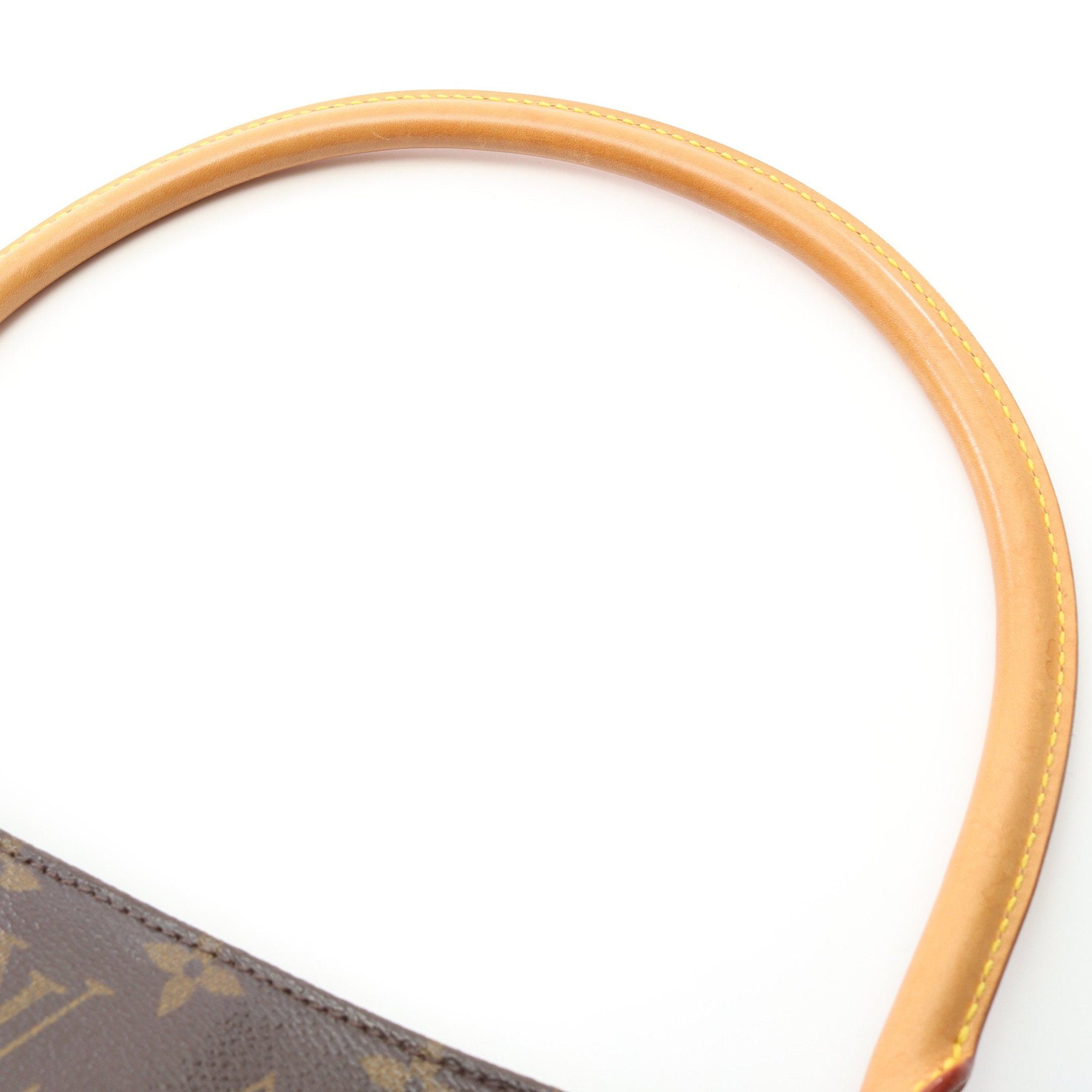 Louis Vuitton Louis Vuitton Looping Mm Monogram Shoulder Bag Leather Brown Size ONE SIZE - 6 Thumbnail